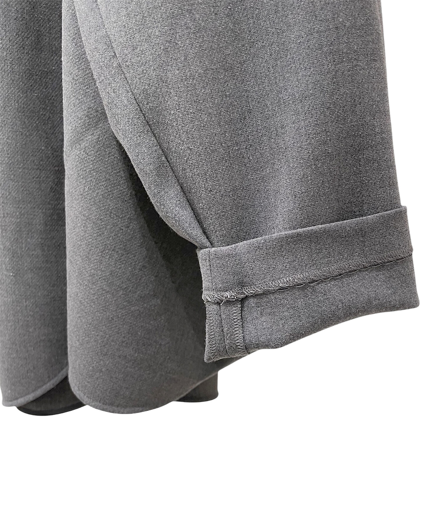 中古・古着通販】ENFOLD (エンフォルド) CURVED-FORM PULLOVER グレー