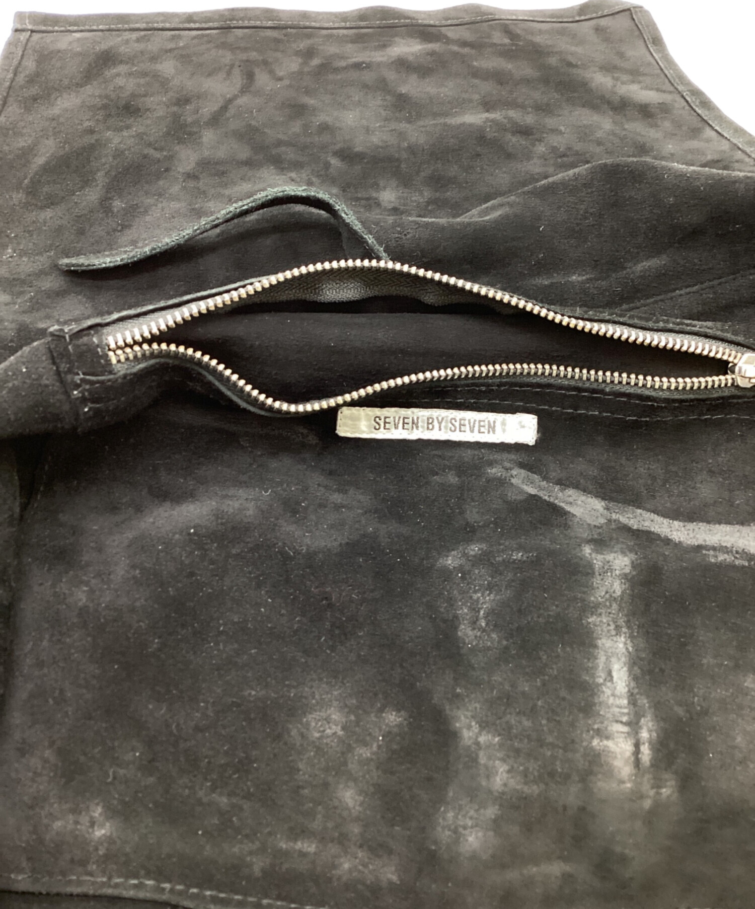 中古・古着通販】seven by seven (セブンバイセブン) LEATHER SHOURDER 