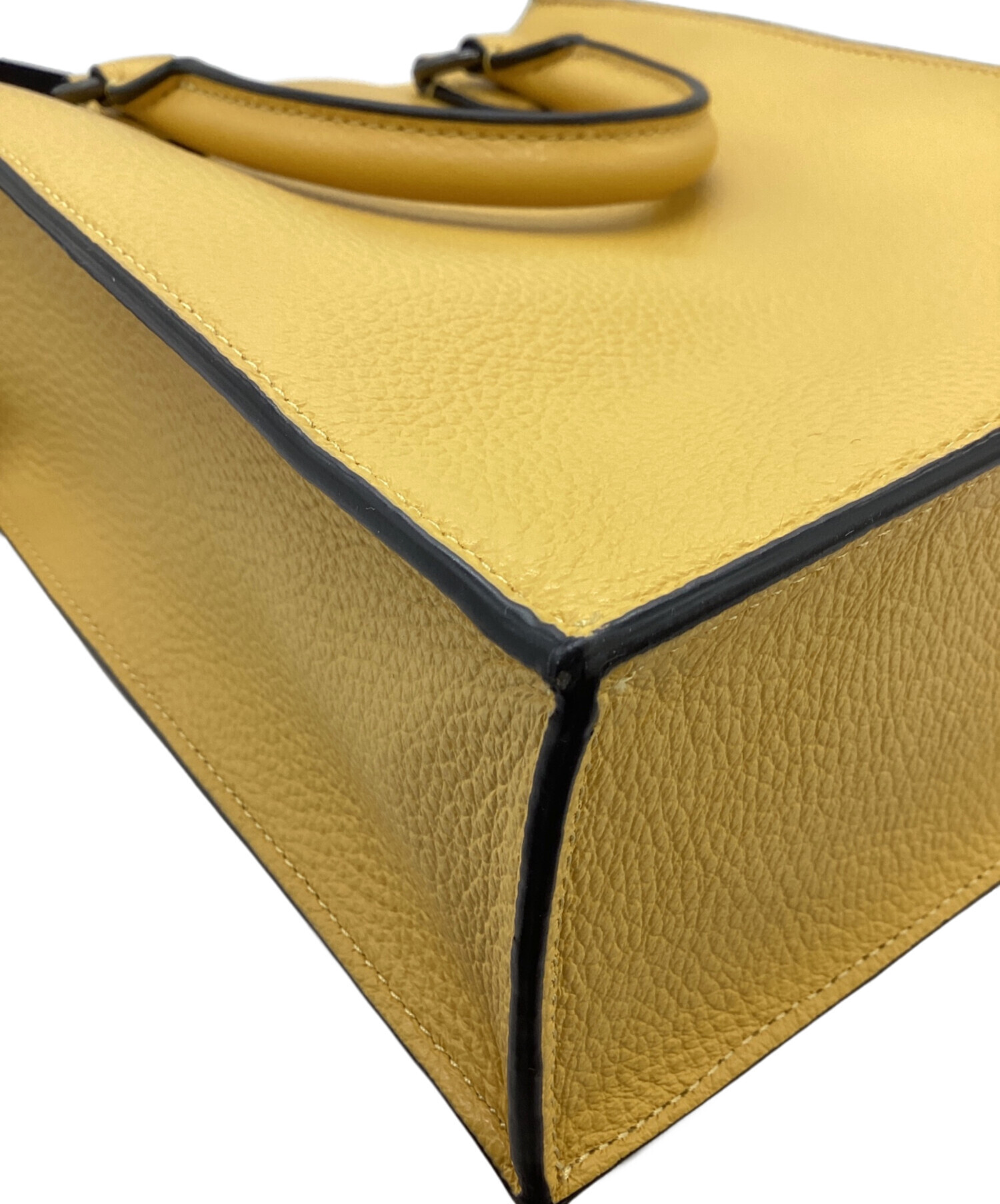 美品 ✨ COACH コーチ ディラン トート2way ロゴ レザー イエロー 