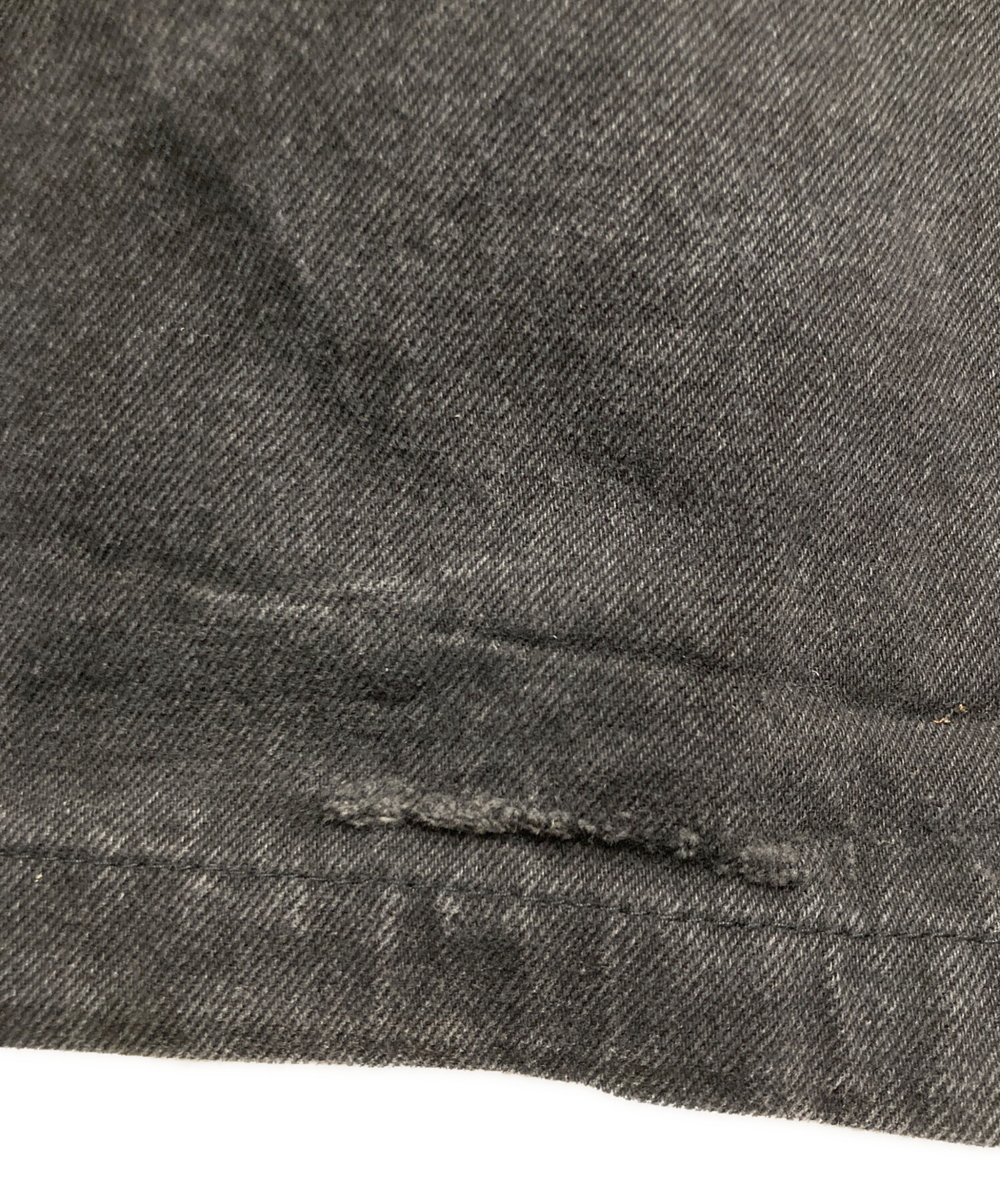 POLAR SKATE CO. グレー ワイドレッグデニム　 中古品 中古・古着通販】POLAR SKATE CO. (ポーラースケートカンパニー