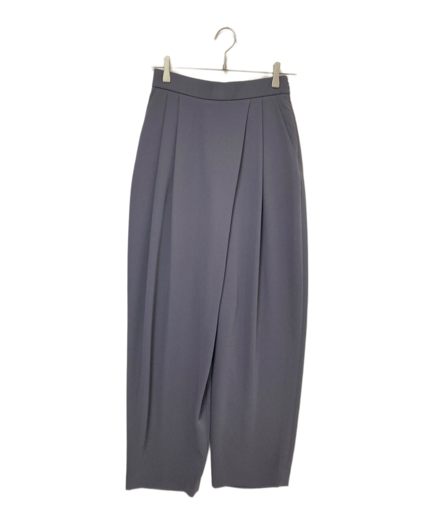 中古・古着通販】Conte (コンテ) アシンメトリータックイージーパンツ