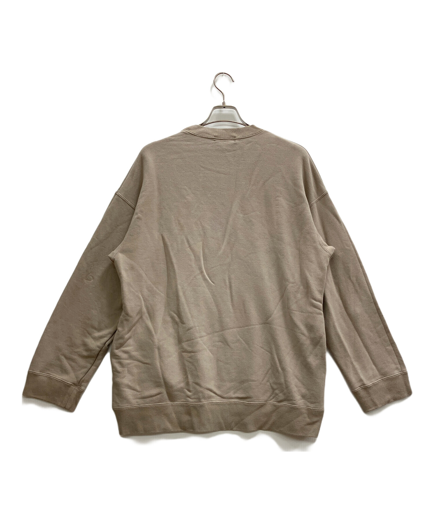 UNDER COVER アンダーカバー スウェット L ベージュ 【古着】【中古】【送料無料】 中古・古着通販】UNDERCOVER (アンダーカバー) BIGSWEAT NO FUTURE