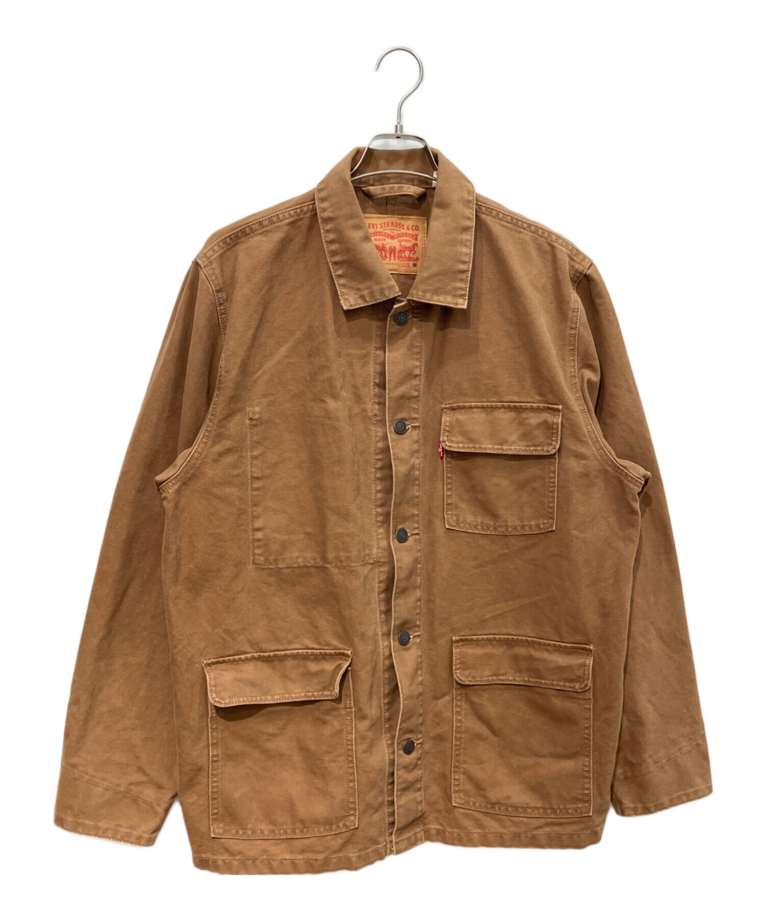 中古・古着通販】LEVI'S (リーバイス) カバーオール ブラウン サイズ:M