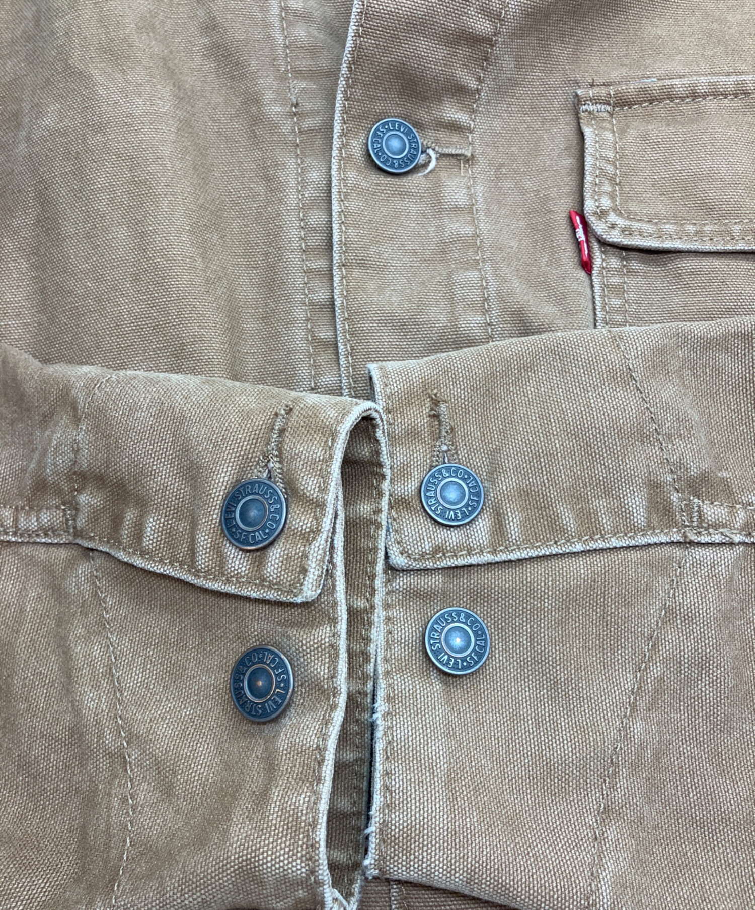 中古・古着通販】LEVI'S (リーバイス) カバーオール ブラウン サイズ:M