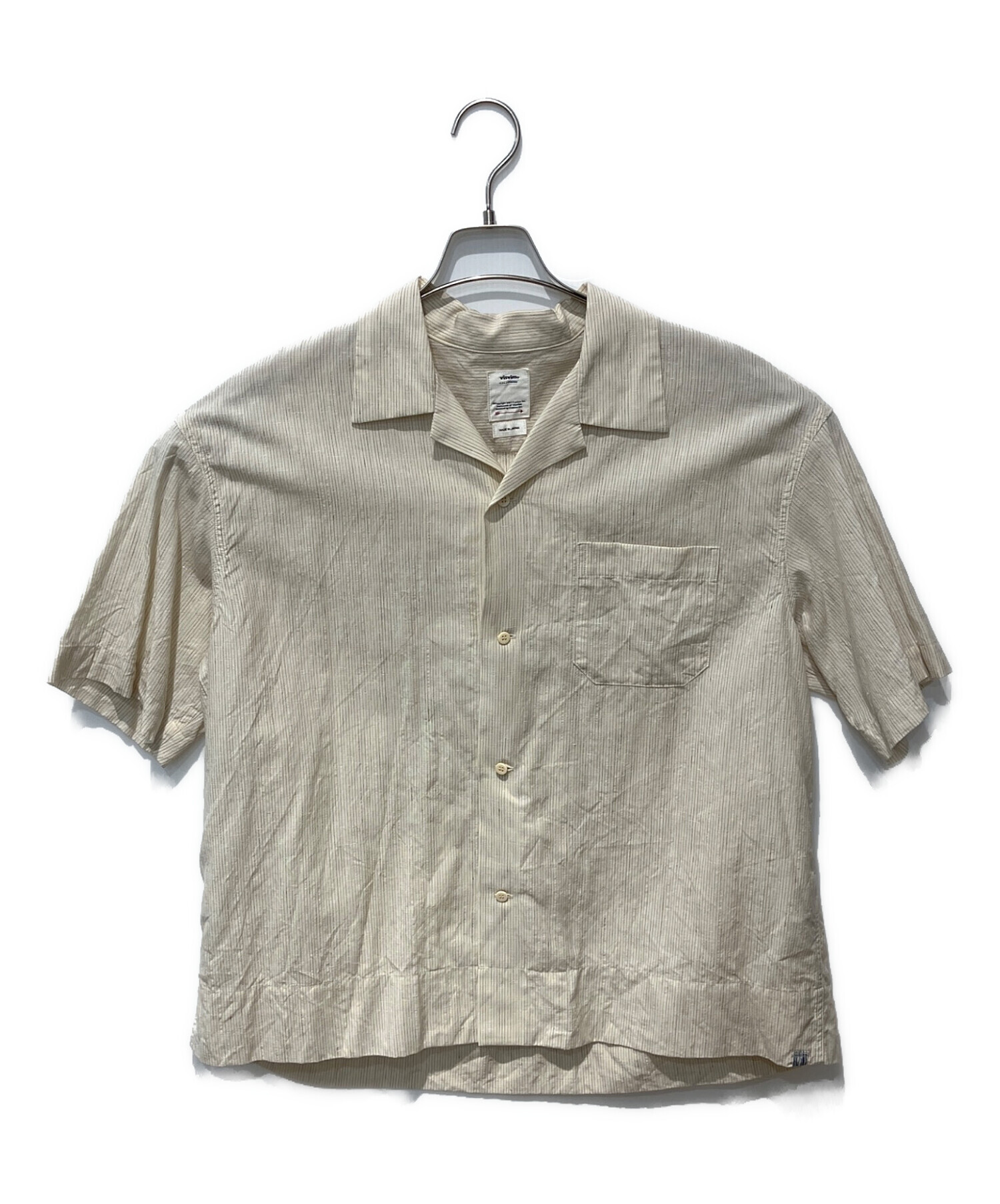 中古・古着通販】VISVIM (ビズビム) COPA SHIRT S/S ベージュ サイズ:3