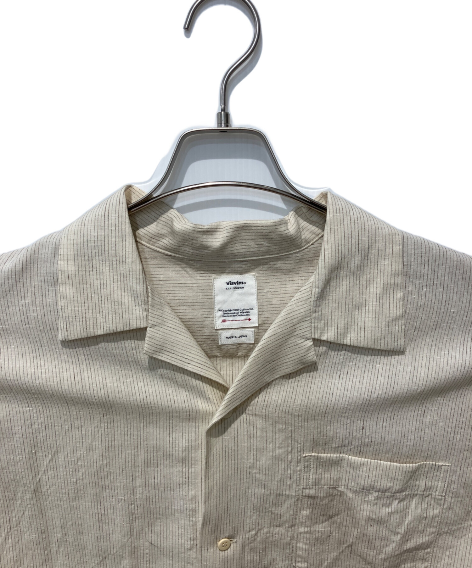 中古・古着通販】VISVIM (ビズビム) COPA SHIRT S/S ベージュ サイズ:3