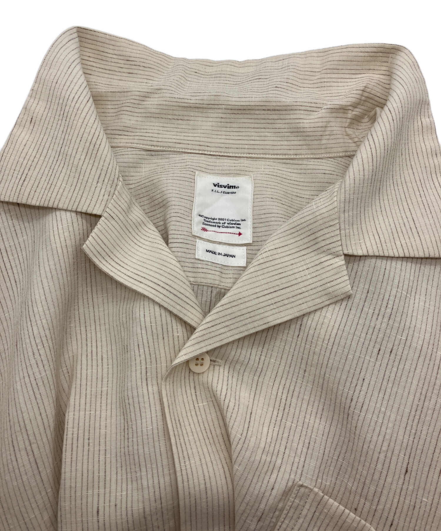 中古・古着通販】VISVIM (ビズビム) COPA SHIRT S/S ベージュ サイズ:3