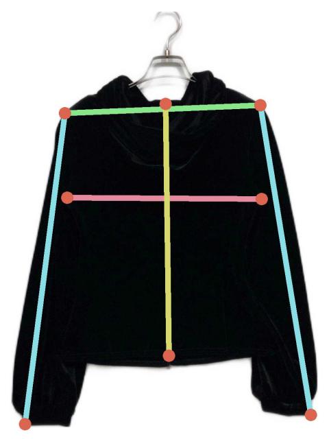 中古・古着通販】DAISY VELOUR (デイジーベロア) ジップパーカー