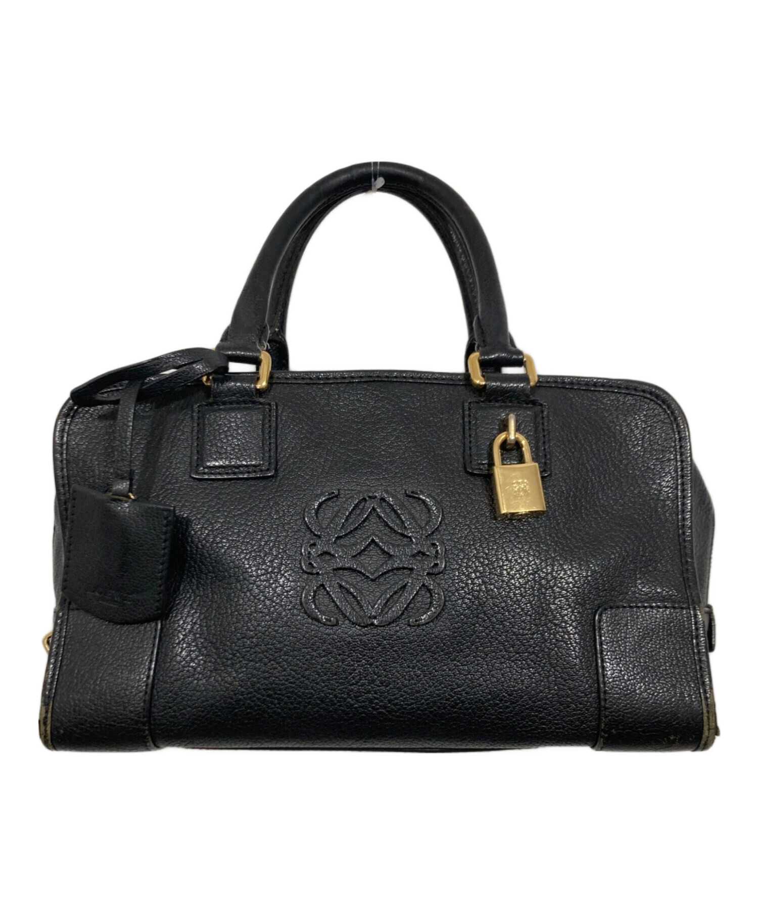 中古・古着通販】LOEWE (ロエベ) ハンドバッグ ブラック｜ブランド 