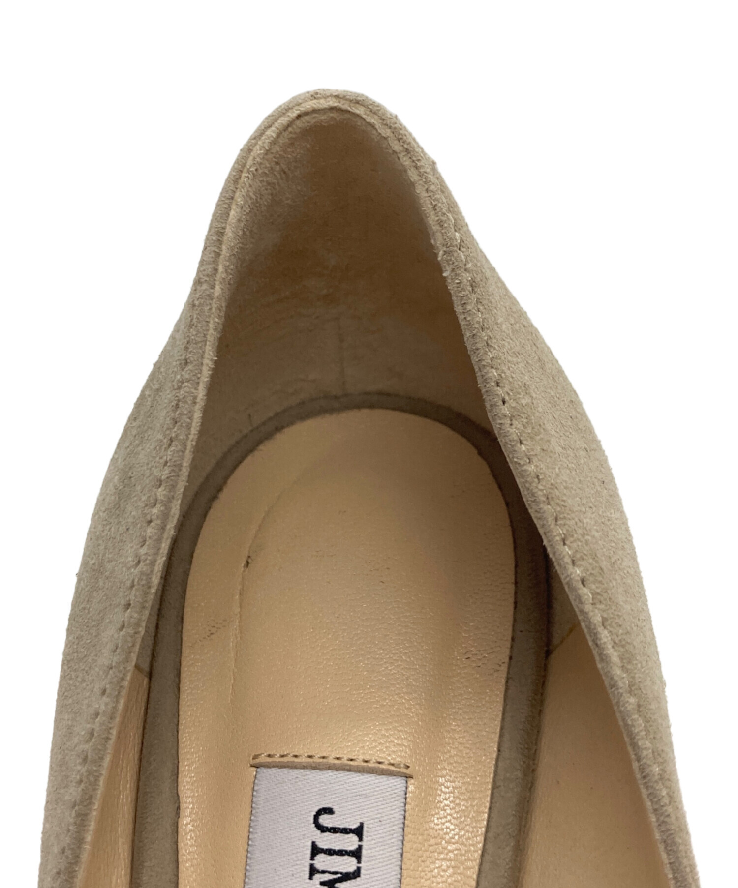 中古・古着通販】JIMMY CHOO (ジミーチュウ) スウェードヒールパンプス