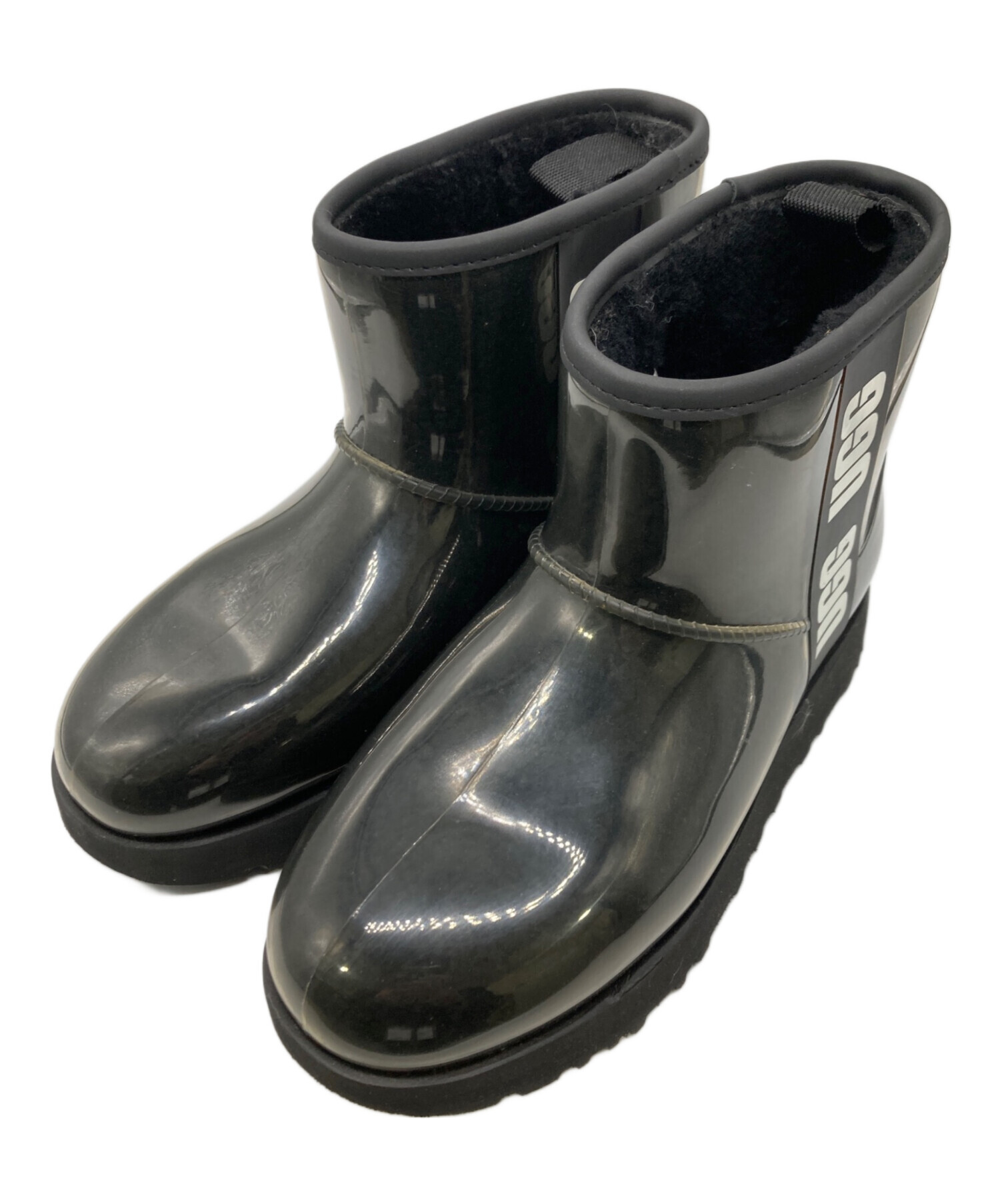 中古・古着通販】UGG (アグ) CLASSIC CLEAR MINI ブラック サイズ:24cm