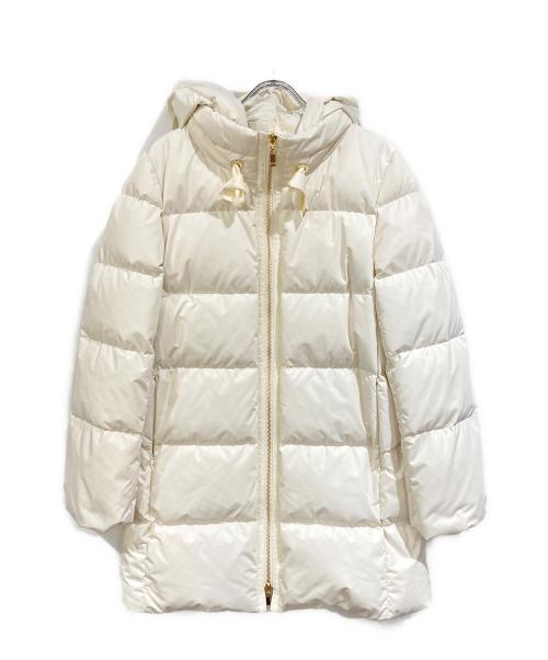 中古・古着通販】ANAYI (アナイ) マットタフタダウンコート ホワイト