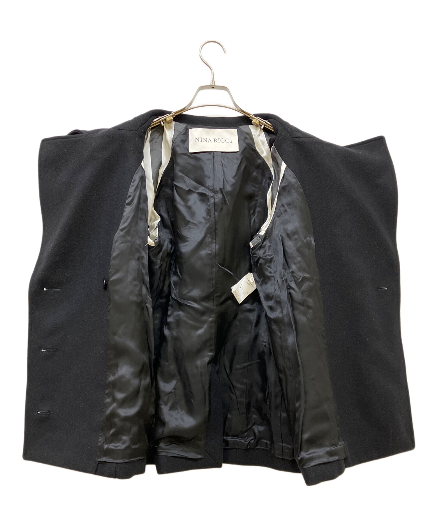 中古・古着通販】NINA RICCI (ニナリッチ) ショートコート ネイビー 
