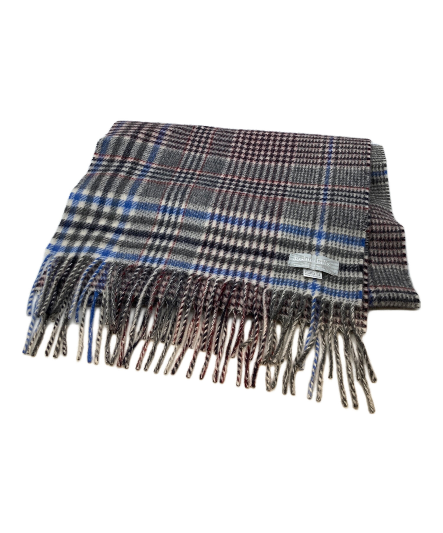 Joshua Ellis カシミア マフラー グレー未使用品 中古・古着通販】Joshua Ellis (ジョシュア エリス) カシミヤマフラー