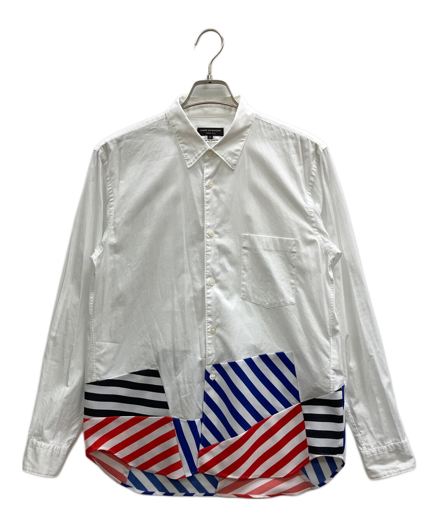 ※タグ消え使用感有comme des garçons homme plusシャツ 中古・古着通販】COMME des GARCONS HOMME PLUS (コムデギャルソンオム