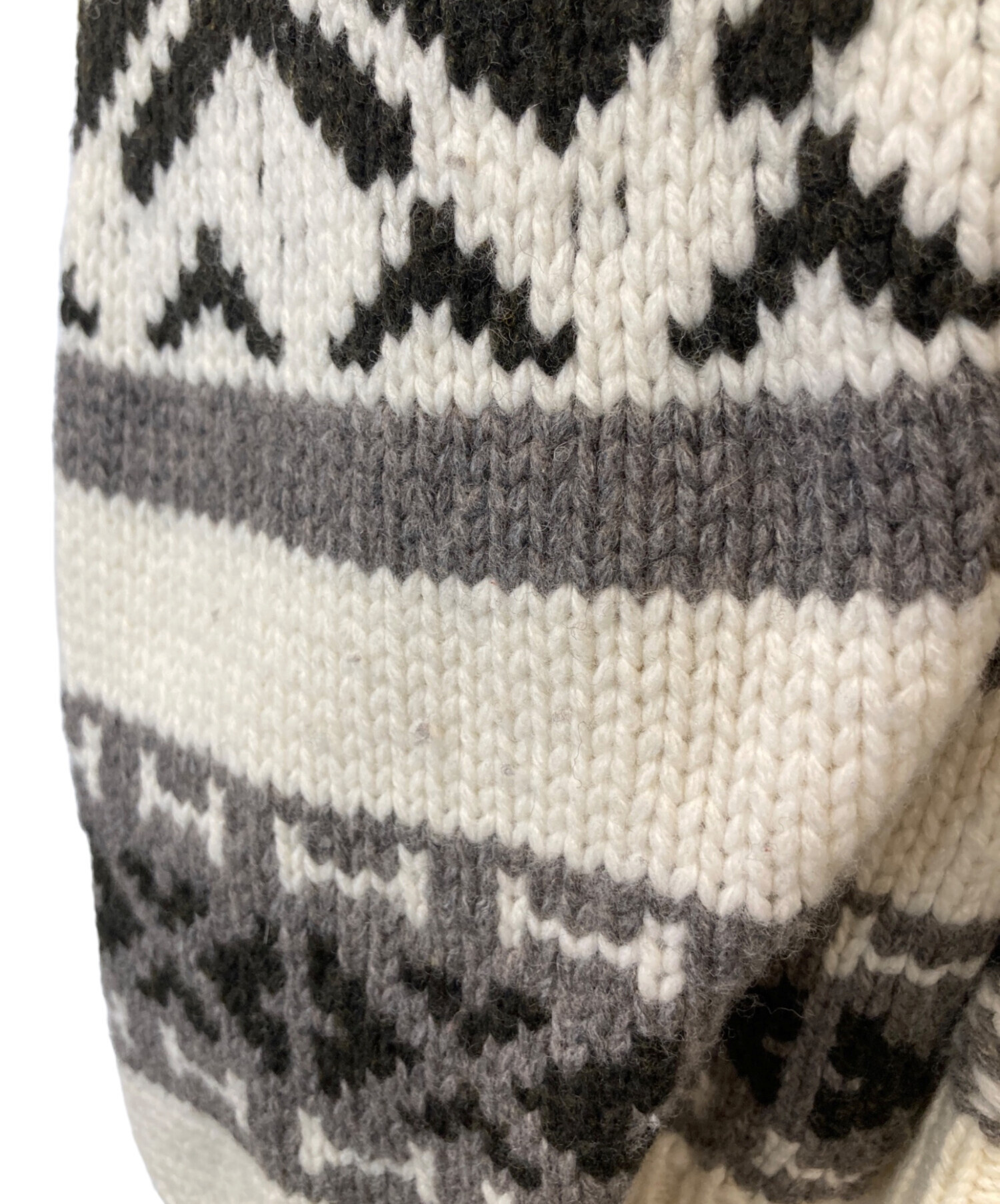 中古・古着通販】FRAMeWORK (フレームワーク) ジャガードカーディガン