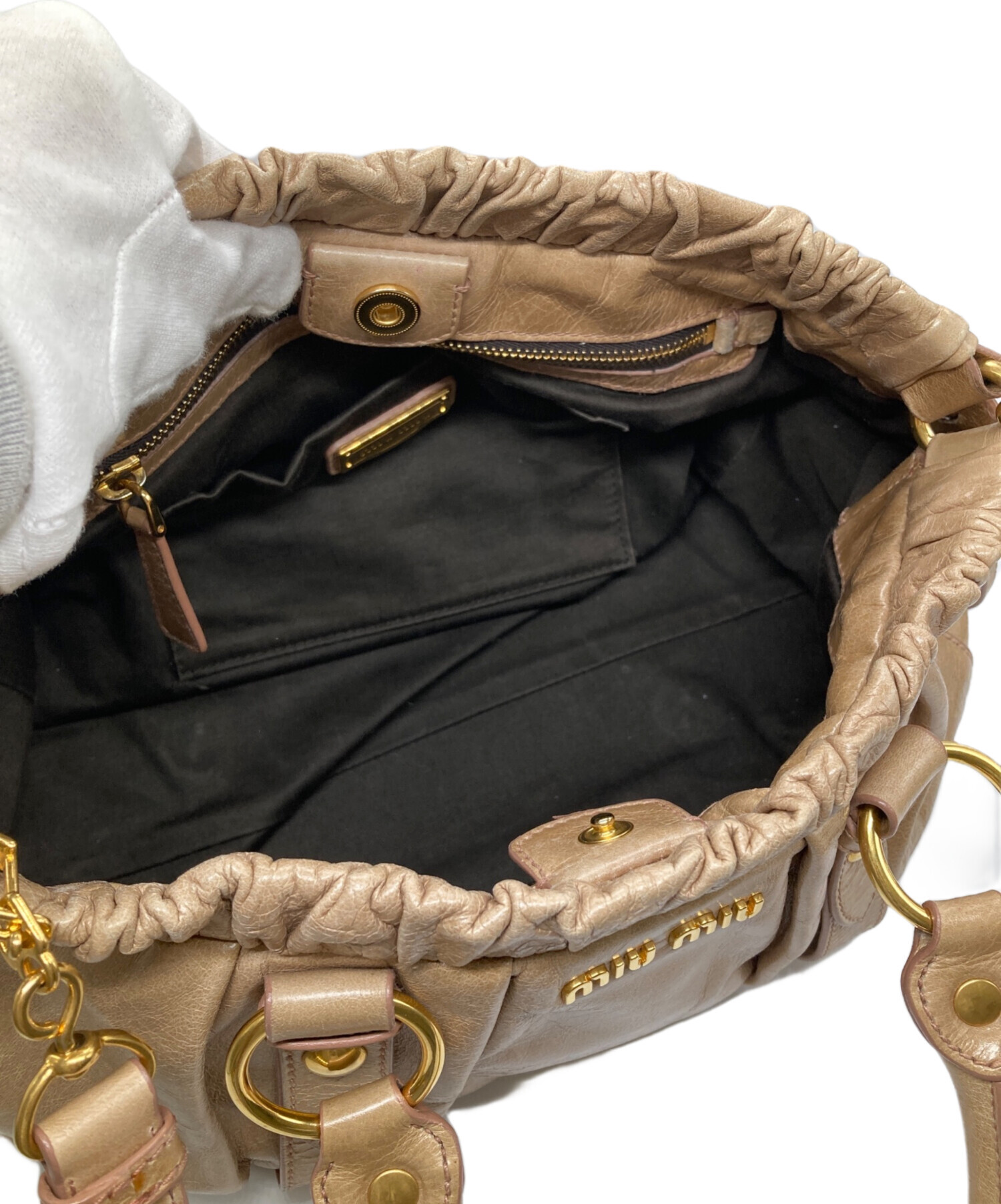 中古・古着通販】MIU MIU (ミュウミュウ) 2WAYショルダーバッグ