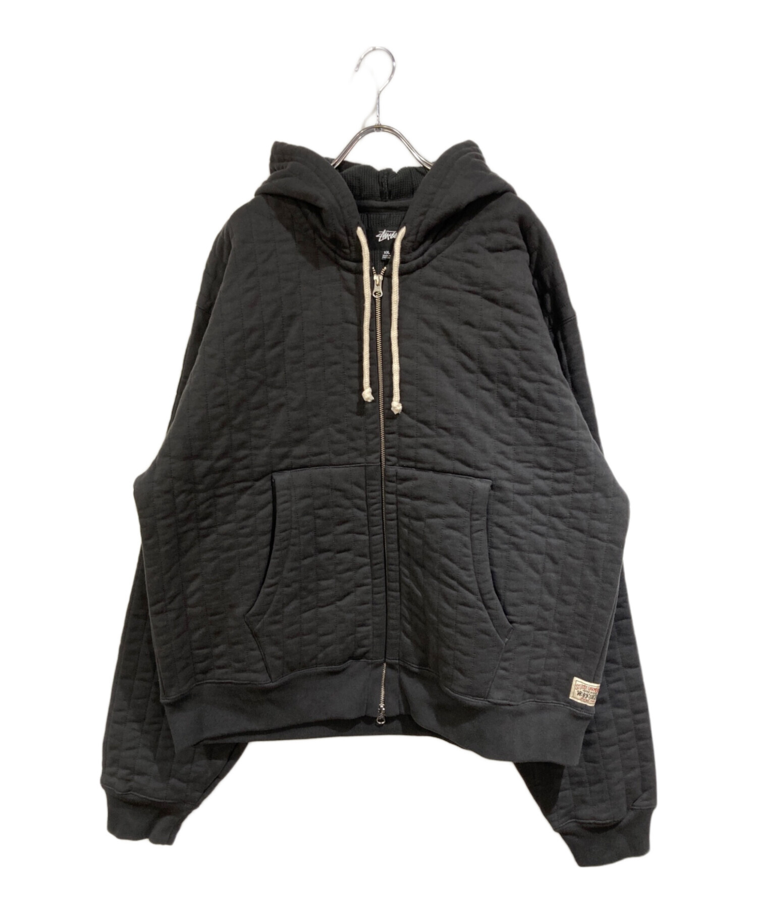 stussy vertical quilted zip hoodieマサル様 中古・古着通販】stussy (ステューシー) VERTICAL QUILTED ZIP HOODIE