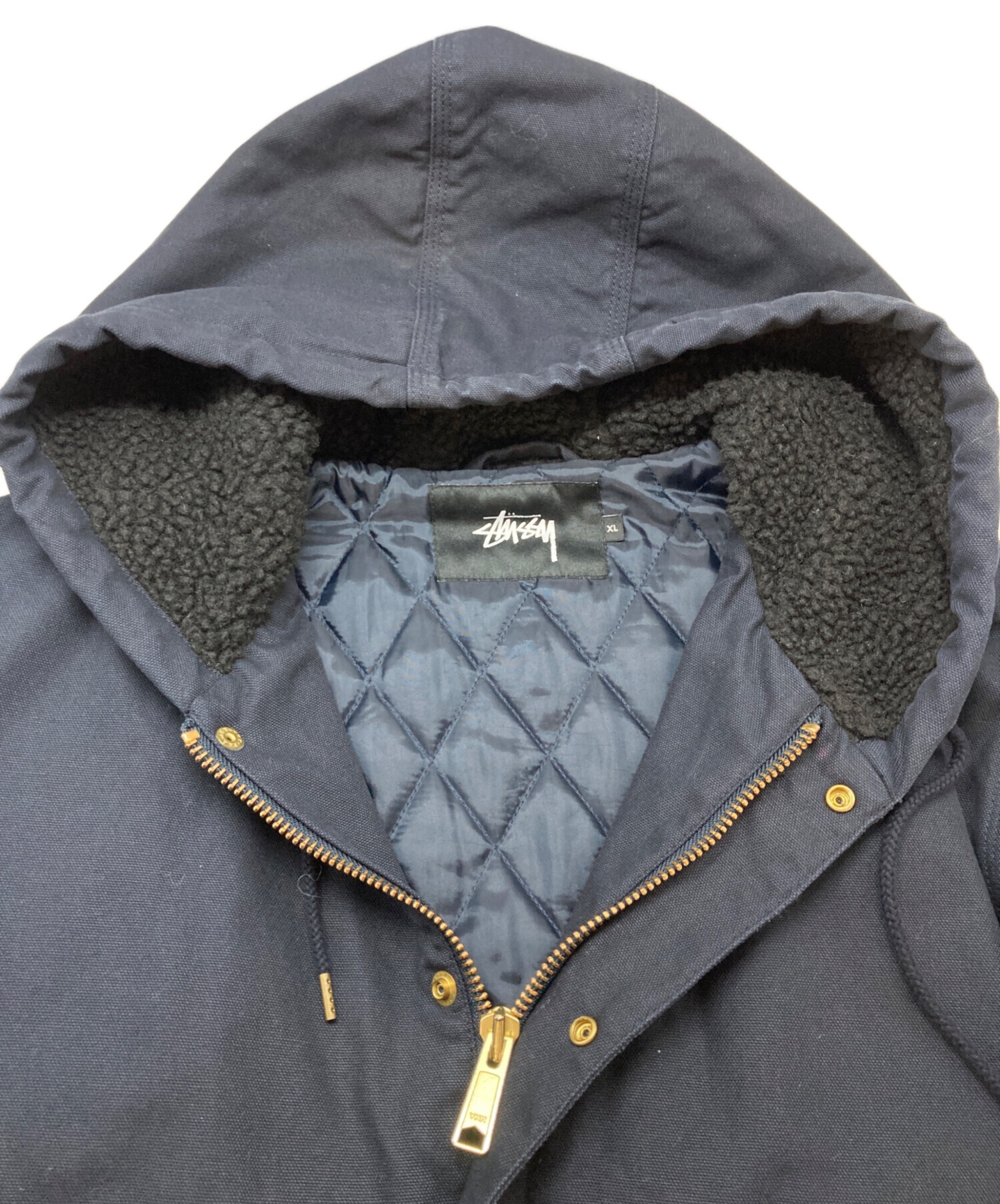 中古・古着通販】stussy (ステューシー) フーデットダックジャケット