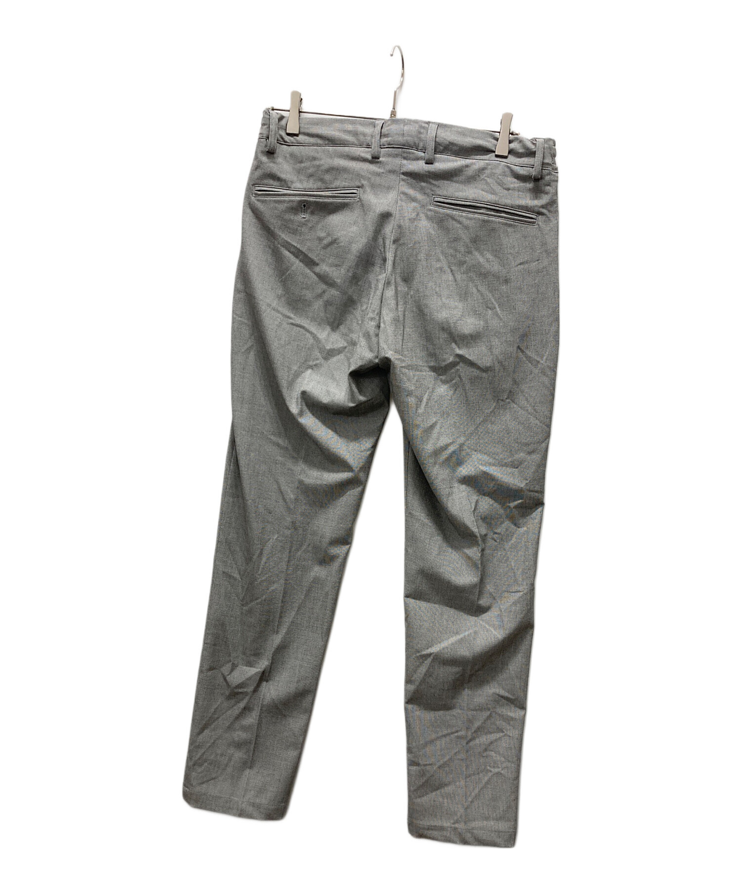 AOURE グレー スラックス Lサイズ 中古・古着通販】AOURE (アウール) スラックス/PT MALPENSA 4SEASONS