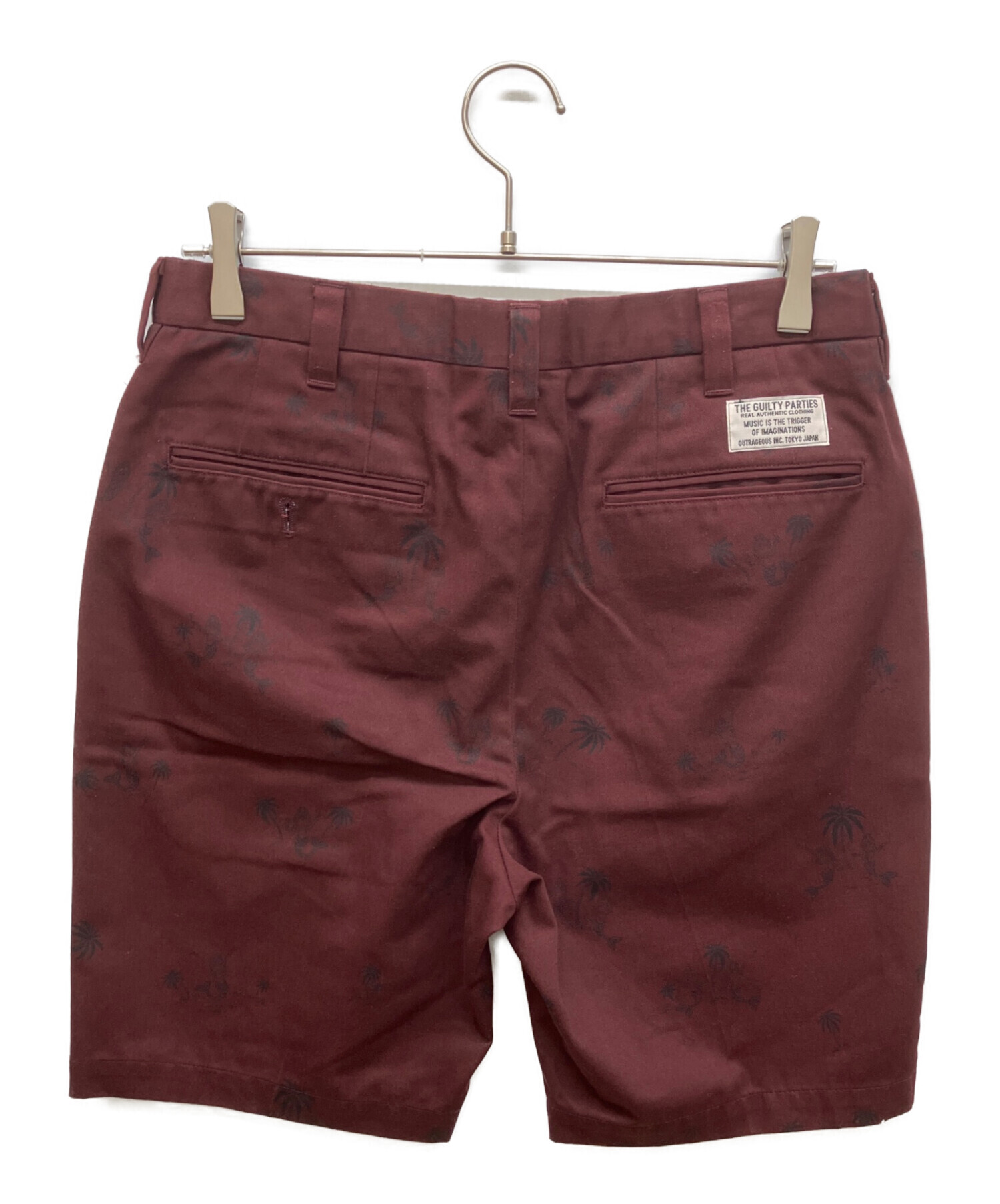 maria wacko ハーフパンツ MARIA(ワコマリア WACKO | TROUSERS SHORT PLEATED LEOPARD / DICKIES パンツ