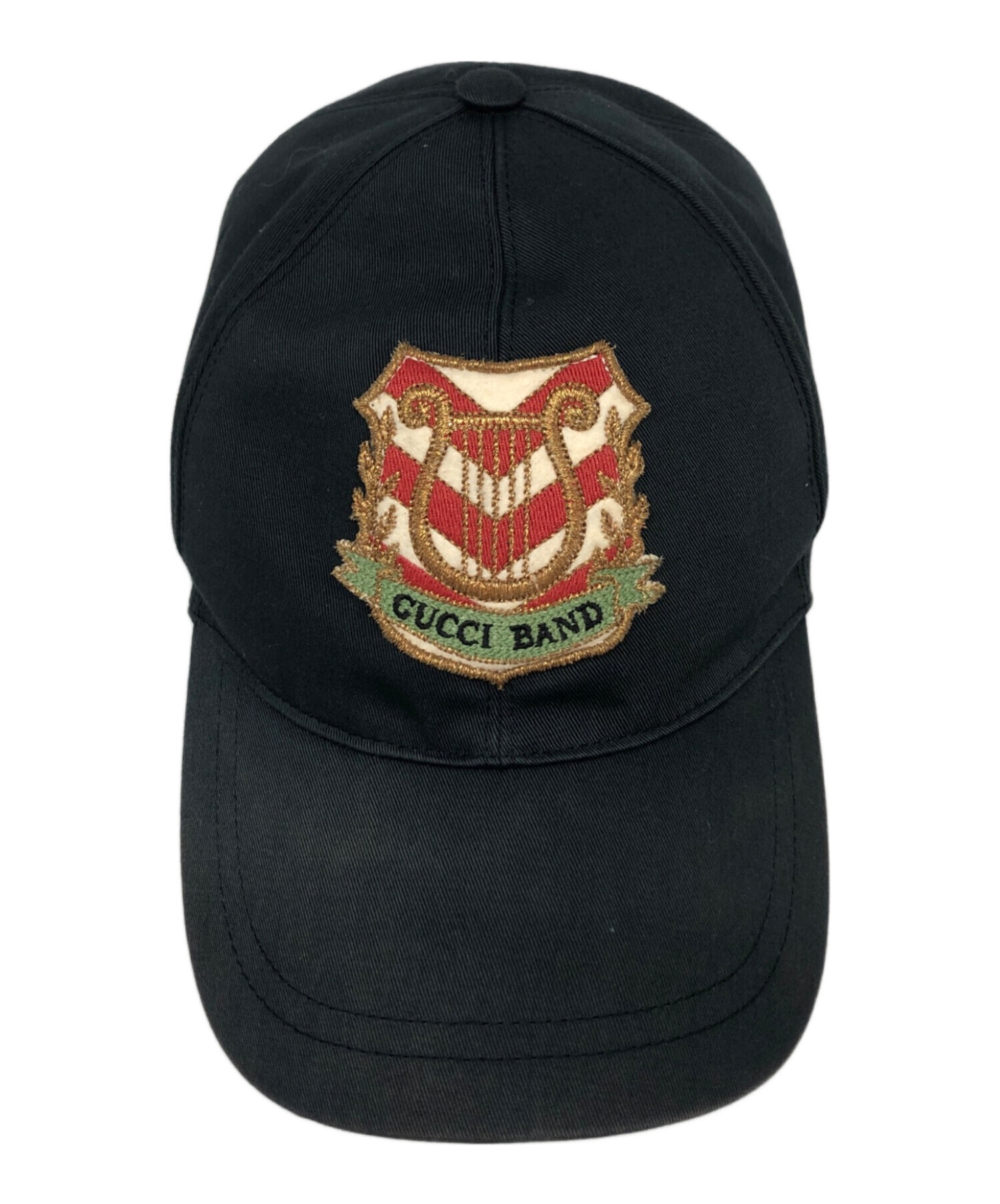 中古・古着通販】GUCCI (グッチ) キャップ ブラック サイズ:SIZE M