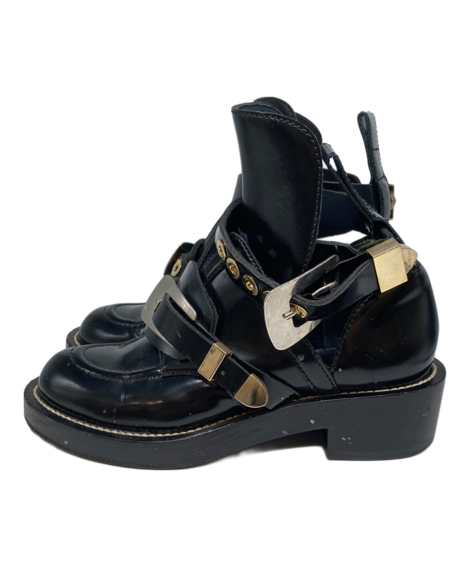 中古・古着通販】BALENCIAGA (バレンシアガ) ブーツ ブラック サイズ