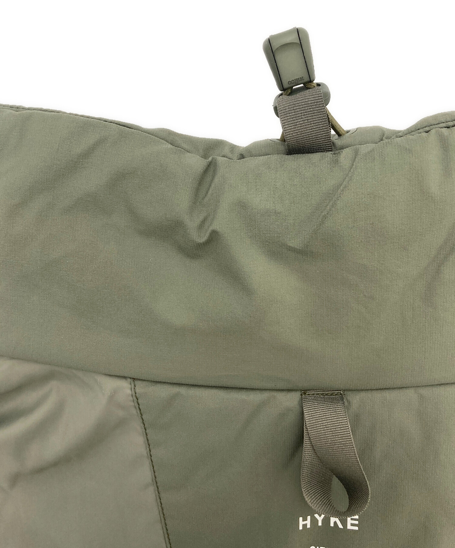 中古・古着通販】HYKE (ハイク) PERTEX PUFF JACKET オリーブ サイズ:3
