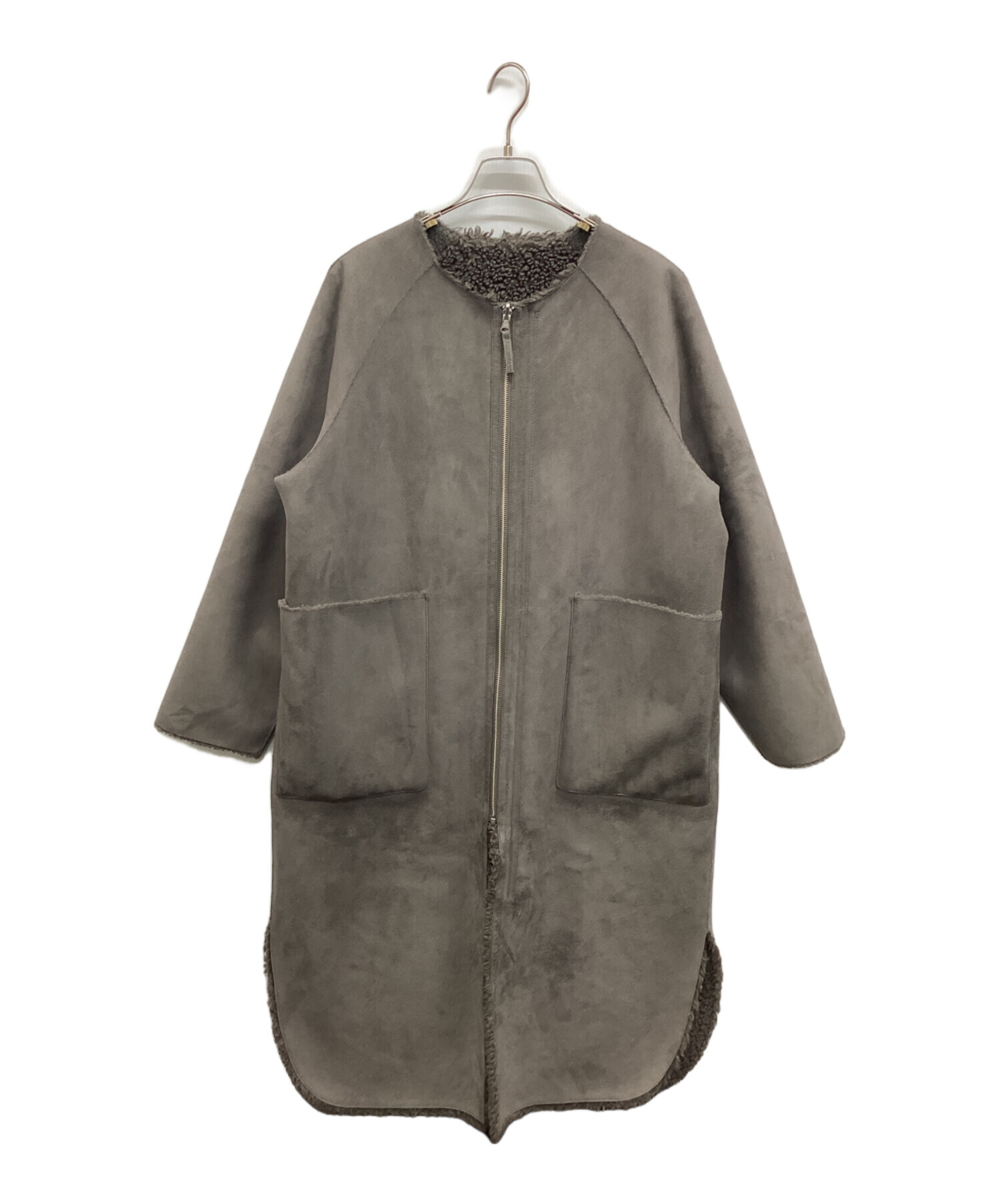 中古・古着通販】Ameri (アメリ) REVERSIBLE TWIN BOA COAT