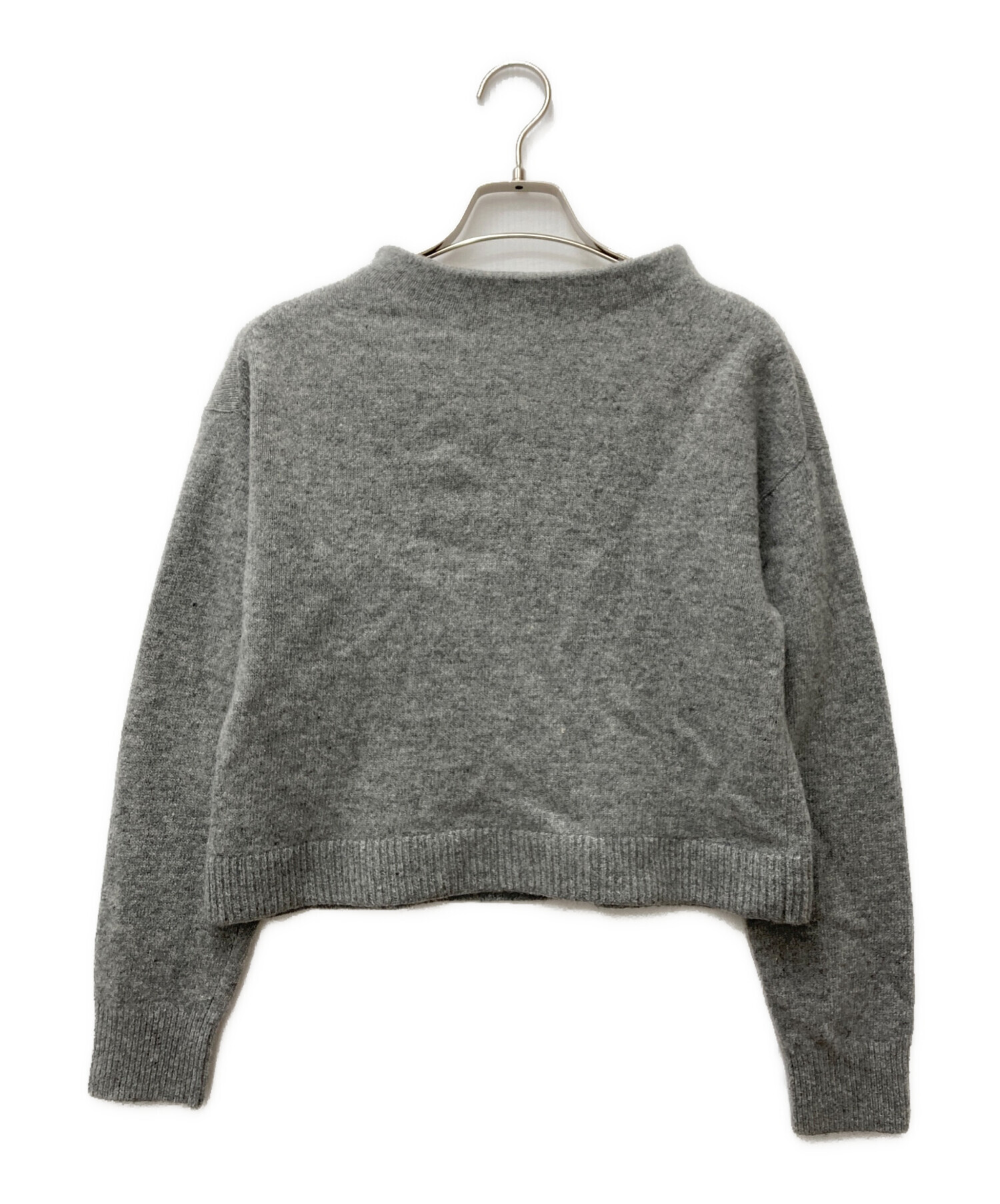 中古・古着通販】ANAYI (アナイ) ウールカシミヤリボンビジュープル