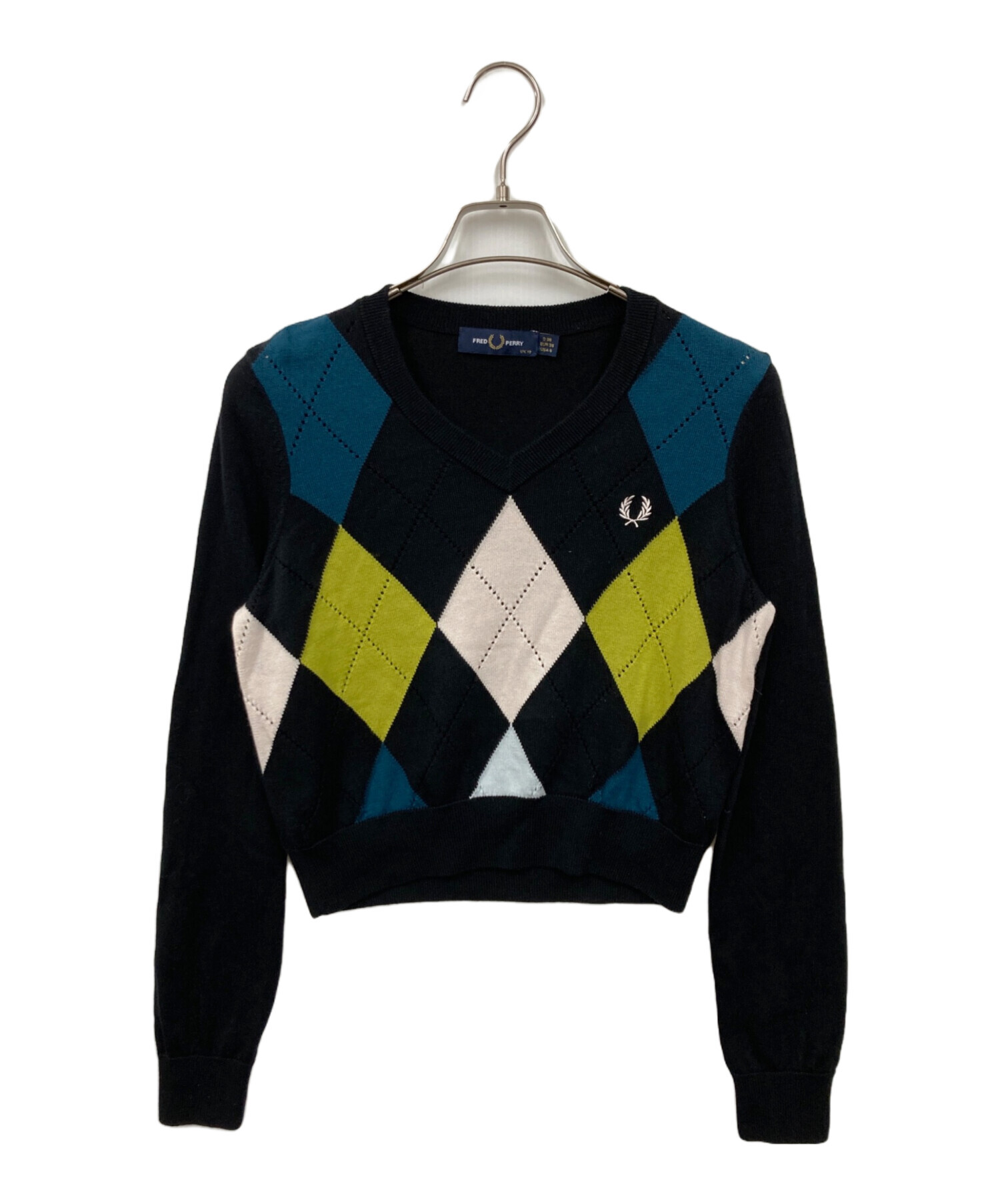 中古・古着通販】FRED PERRY (フレッドペリー) ニット ブラック サイズ 
