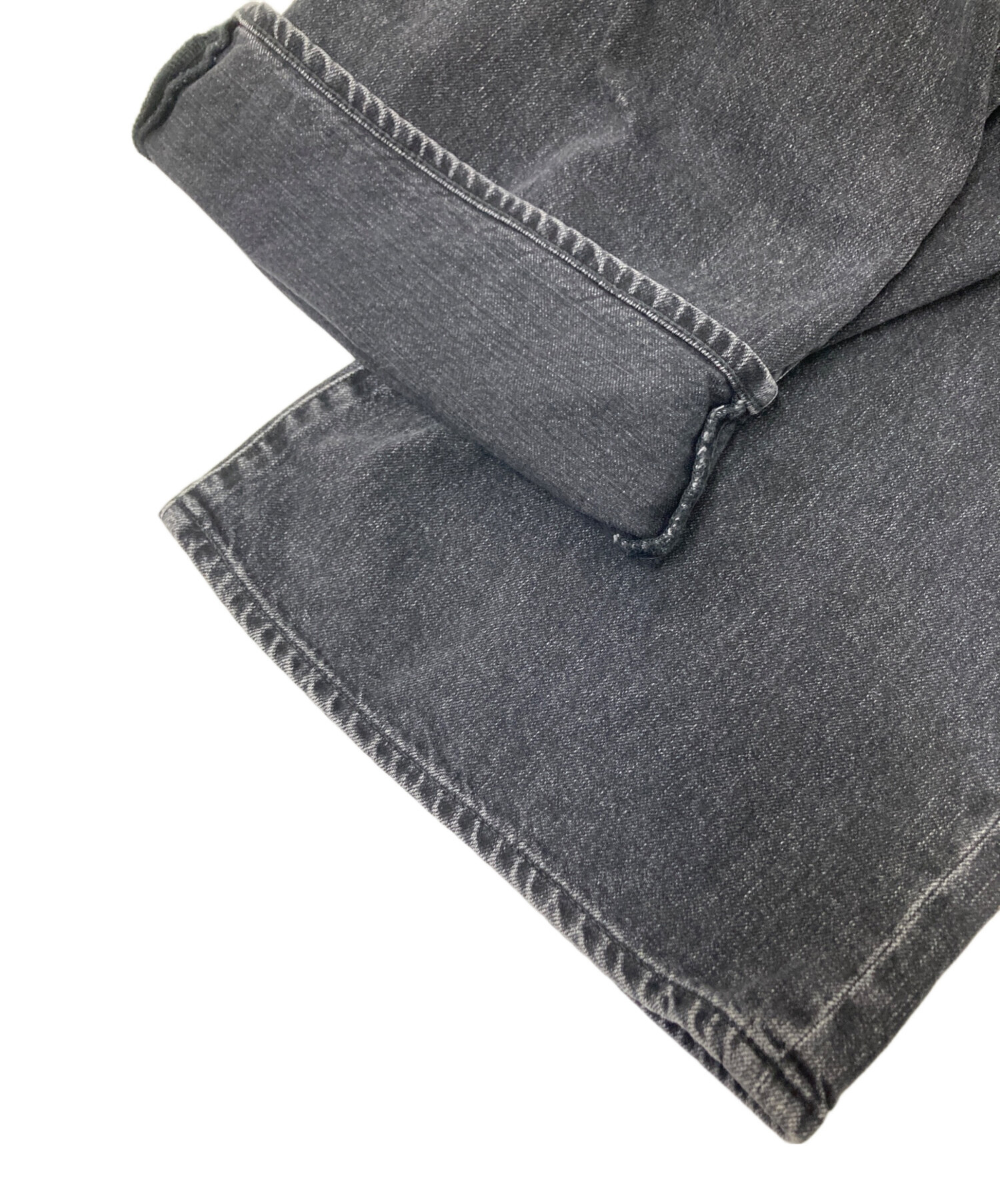 中古・古着通販】jieda (ジエダ) 2Tone Baggy Denim Pants ブラック 