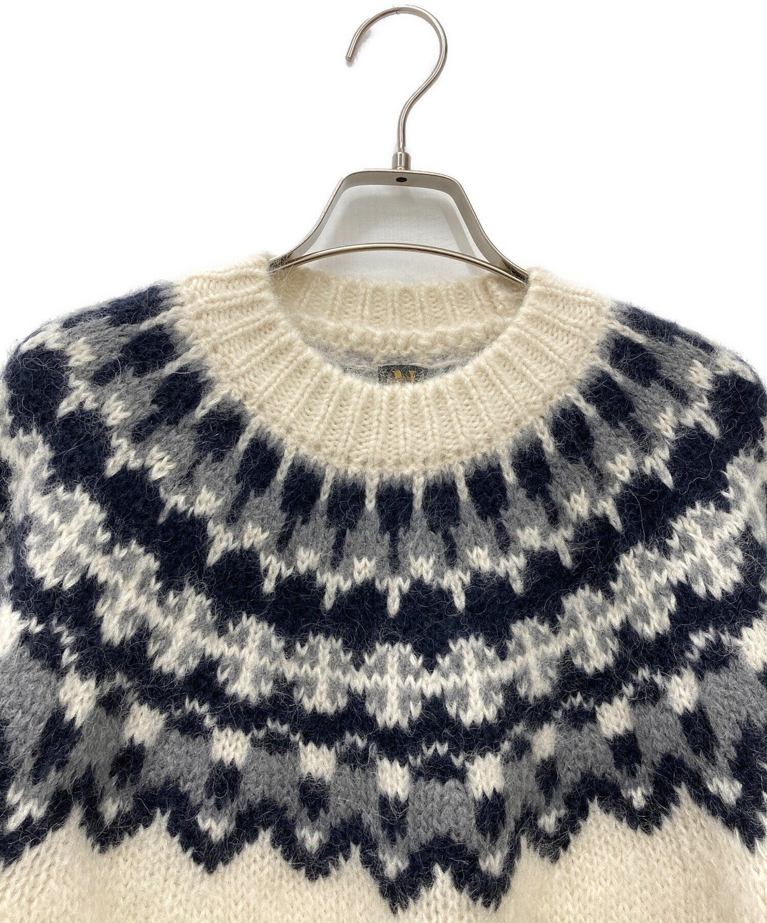 中古・古着通販】BATONER (バトナ―) モヘヤノルディッククルーネック