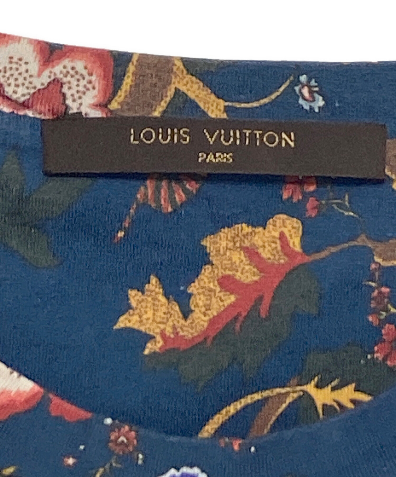 中古・古着通販】LOUIS VUITTON (ルイ ヴィトン) 総柄Tシャツ ネイビー