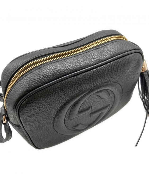 中古・古着通販】GUCCI (グッチ) ショルダーバッグ ブラック｜ブランド