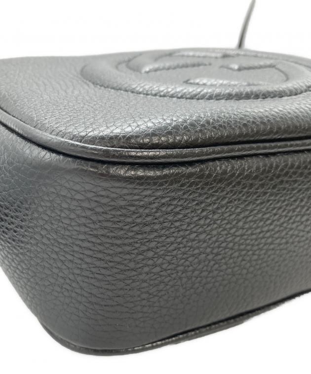グッチショルダーバッグ 中古・古着通販】GUCCI (グッチ) ショルダーバッグ ブラック｜ブランド