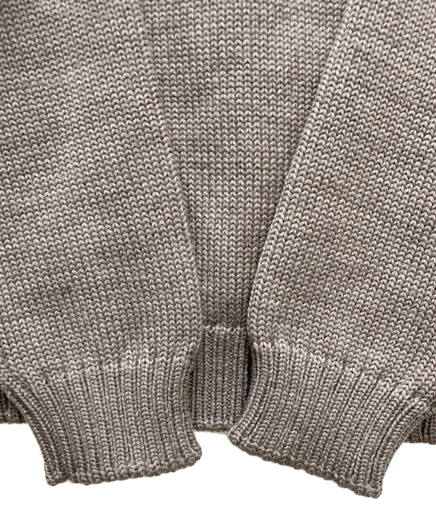 中古・古着通販】Zanone (ザノーネ) クルーネックニット グレー サイズ