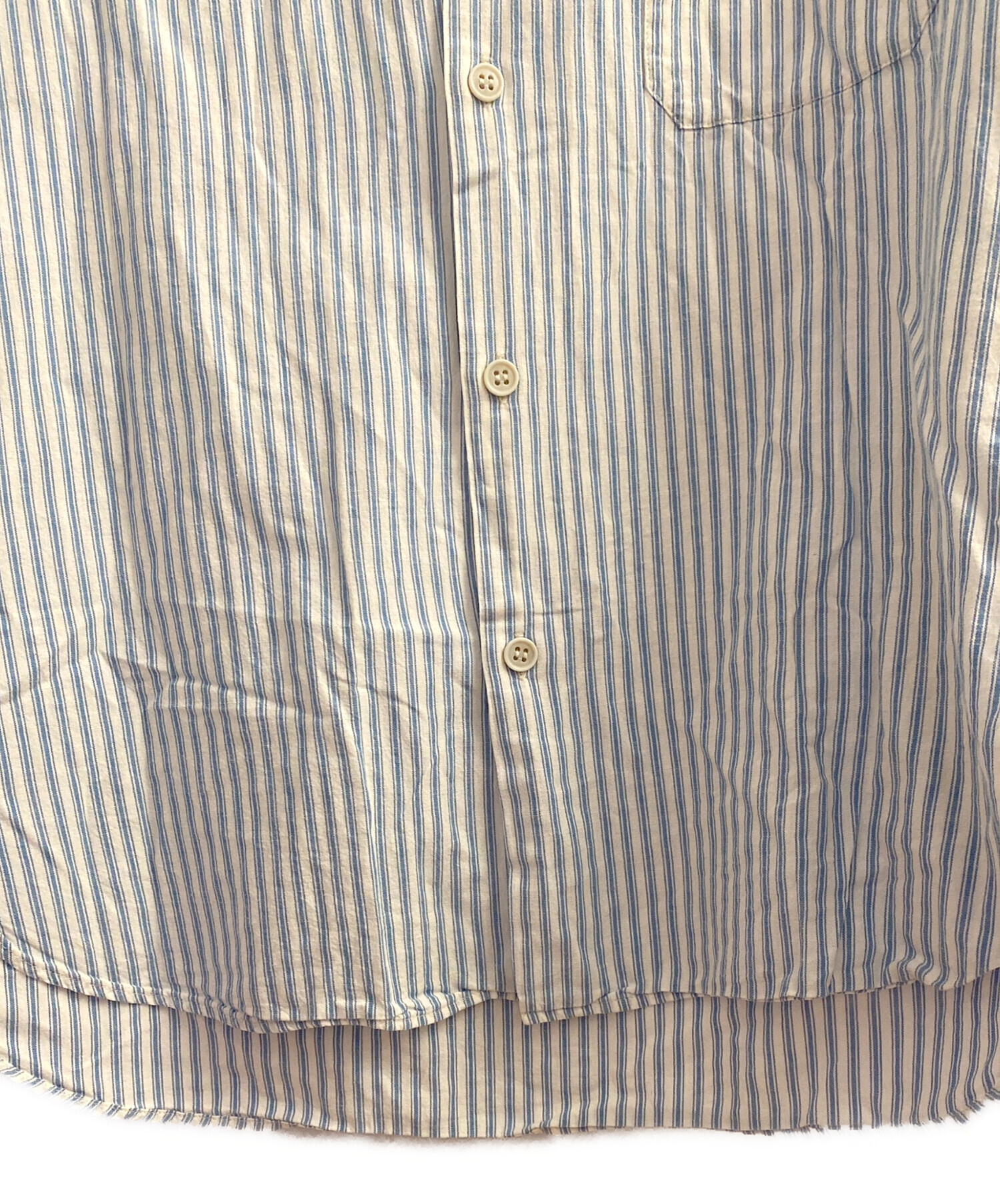 新品未使用 ヨウジヤマモトプールオム コットンストライプニット 中古・古着通販】Yohji Yamamoto pour homme (ヨウジヤマモト