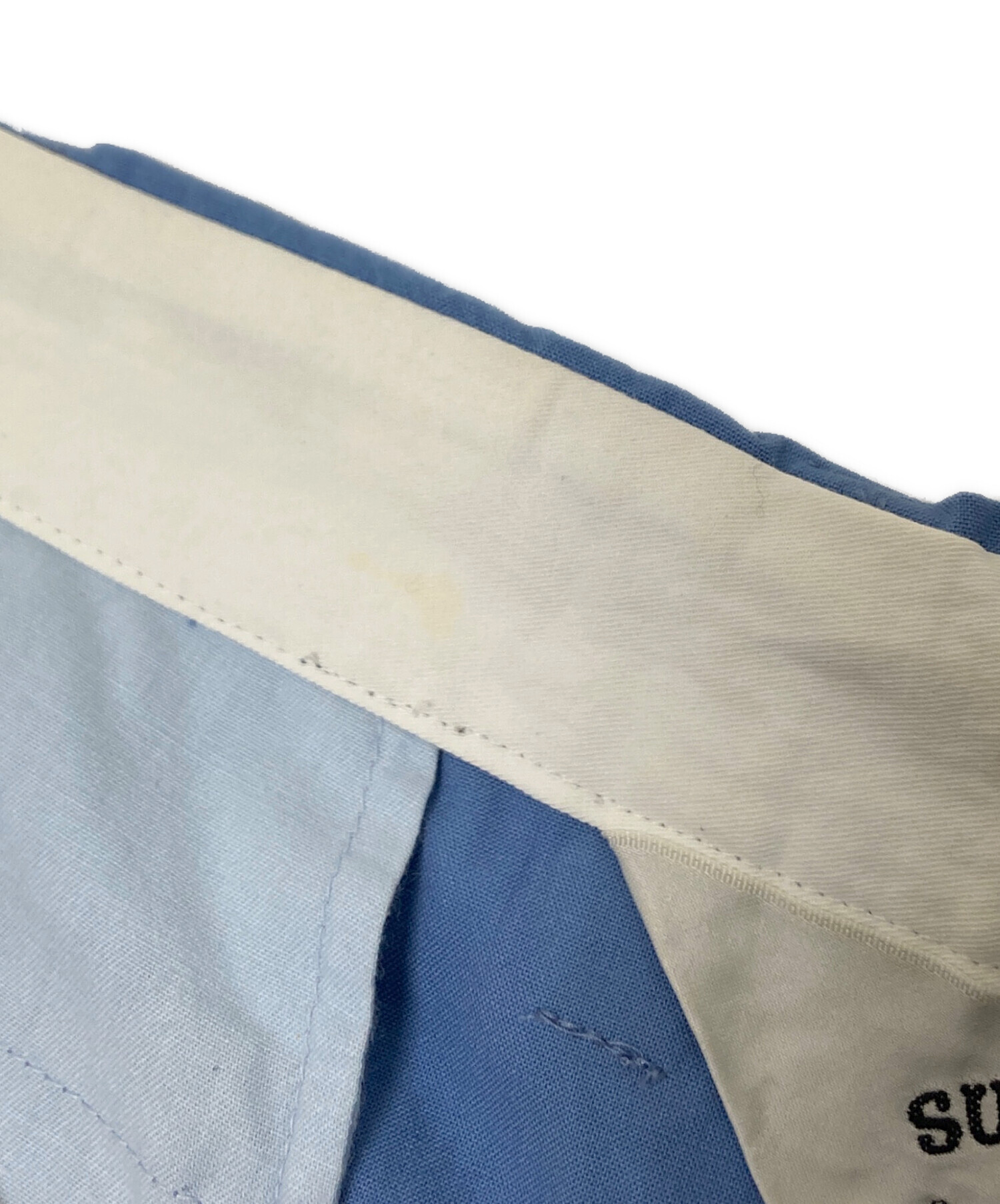 中古・古着通販】SUNSEA (サンシー) SUPER NICE MATERIAL PANTS ブルー