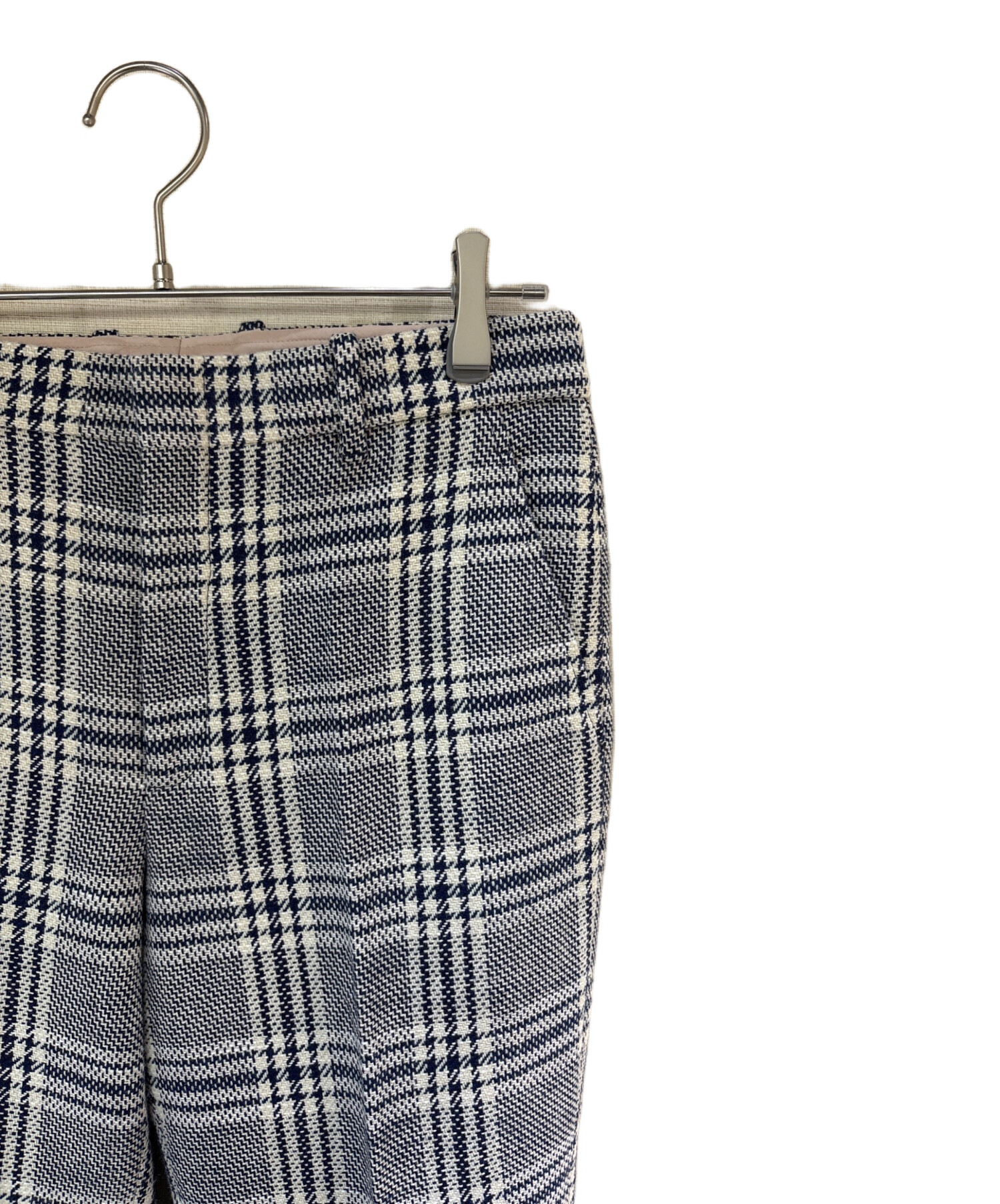 中古・古着通販】GUCCI (グッチ) リネン混ウールチェックパンツ