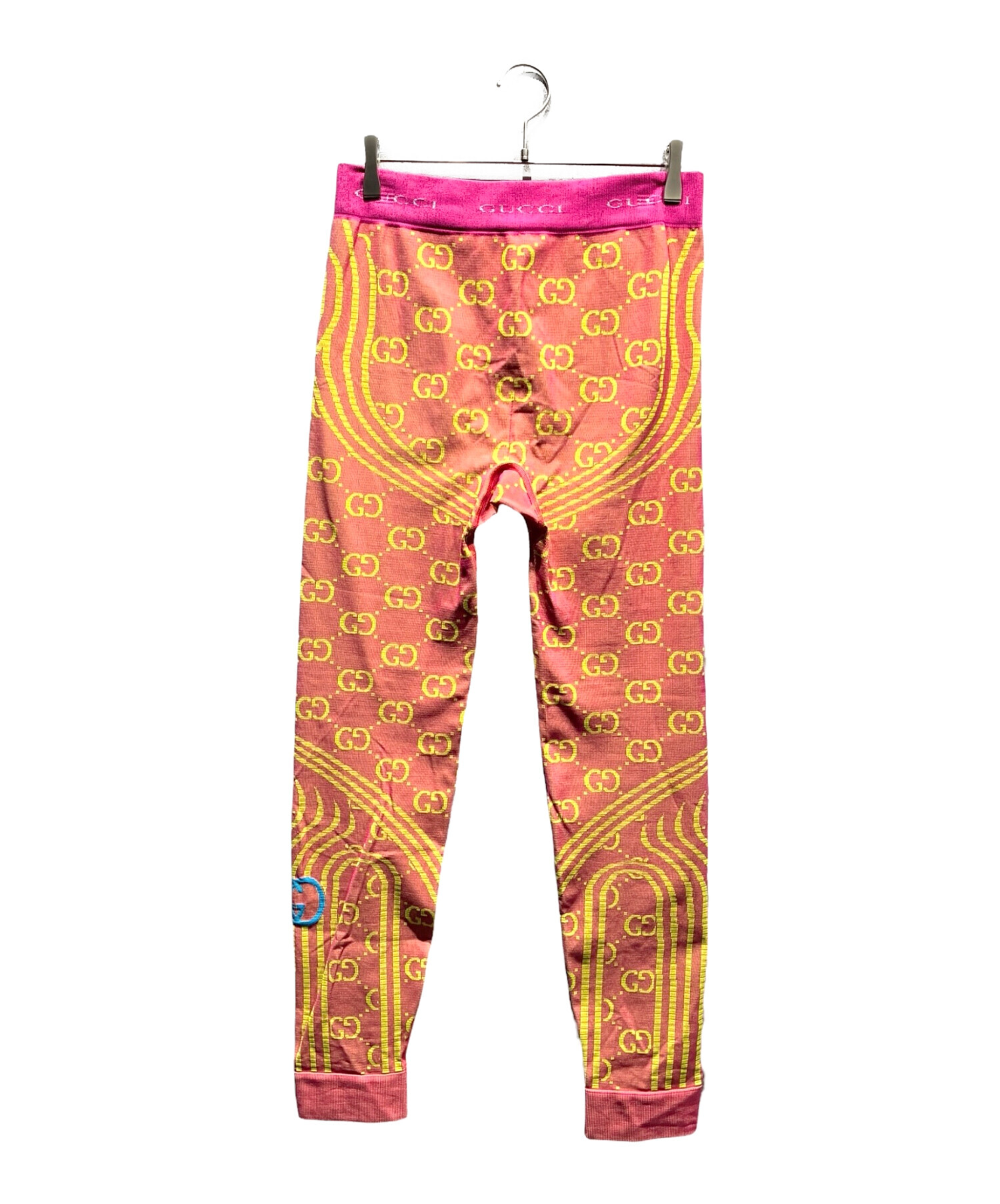 中古・古着通販】GUCCI (グッチ) レギンスパンツ ピンク×イエロー