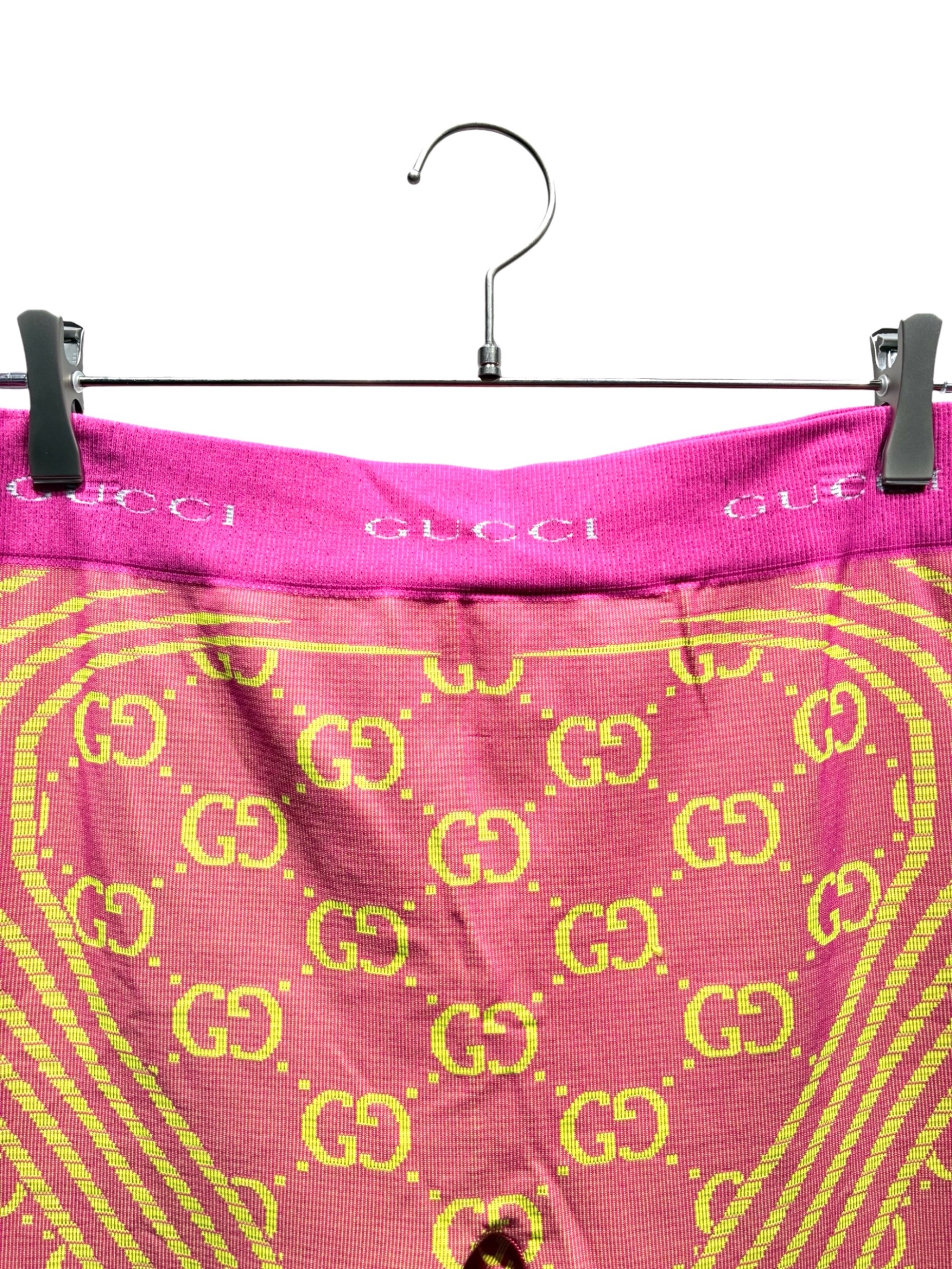 中古・古着通販】GUCCI (グッチ) レギンスパンツ ピンク×イエロー