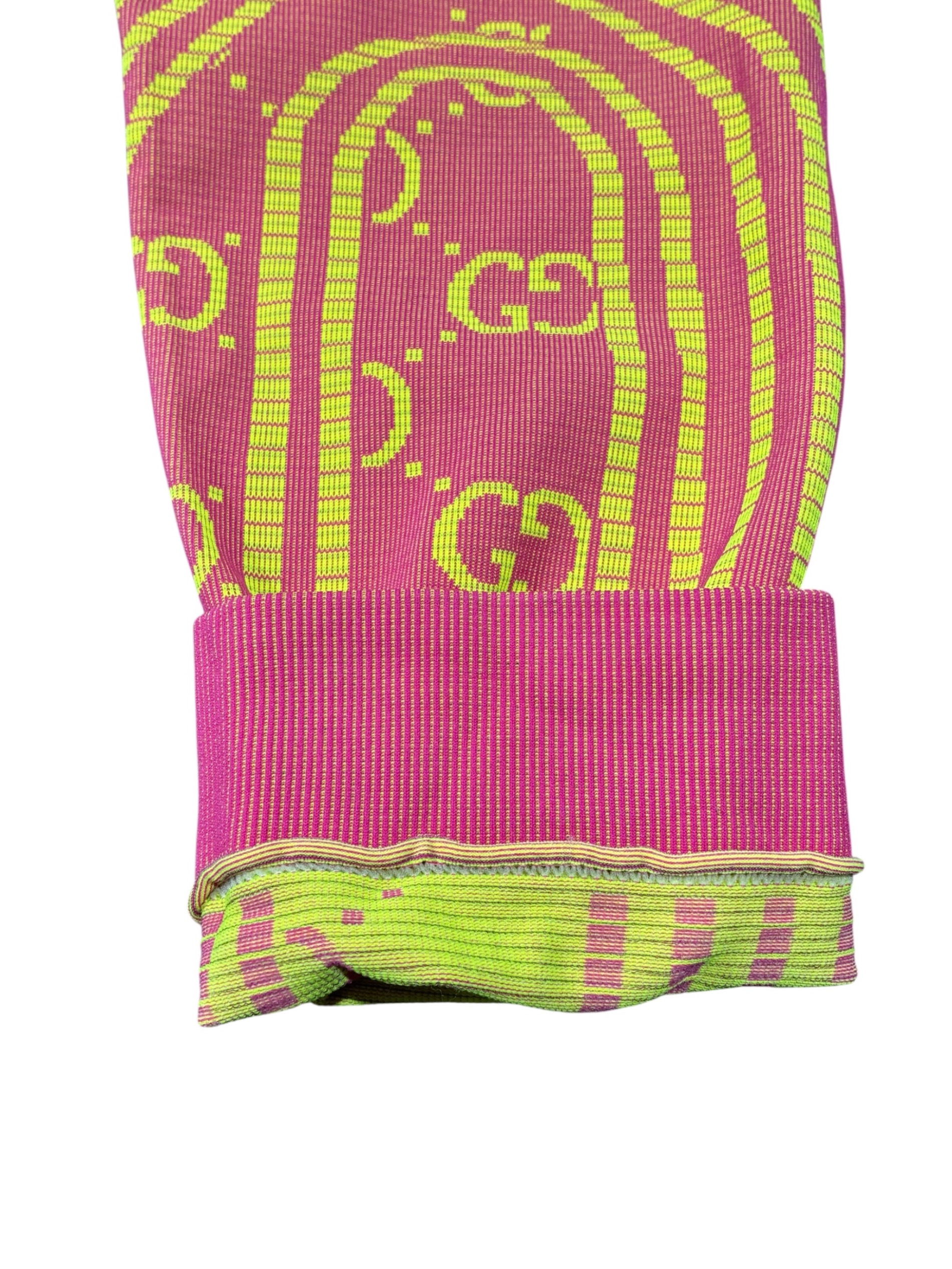 中古・古着通販】GUCCI (グッチ) レギンスパンツ ピンク×イエロー