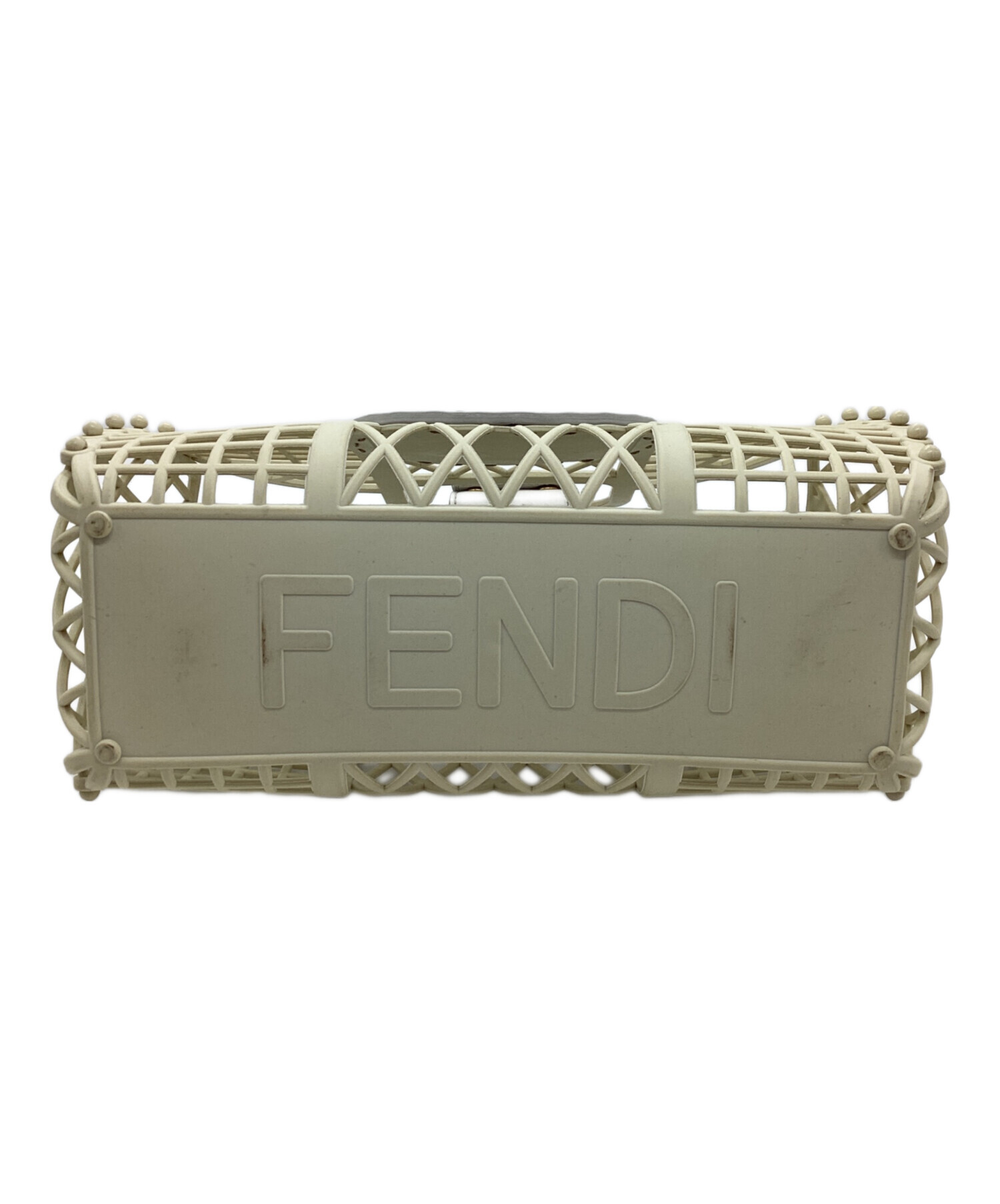 中古・古着通販】FENDI (フェンディ) ハンドバッグ ホワイト｜ブランド