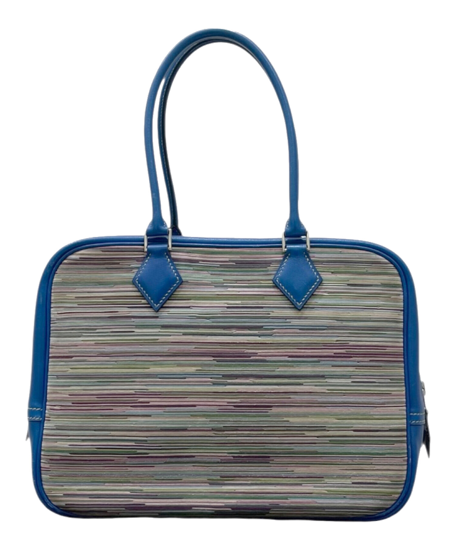 中古・古着通販】HERMES (エルメス) プリュム28/ハンドバッグ ブルー 