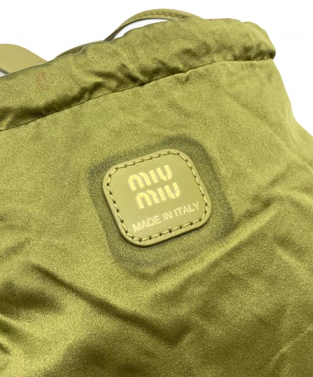 中古・古着通販】MIU MIU (ミュウミュウ) ダッチェスサテンポーチ