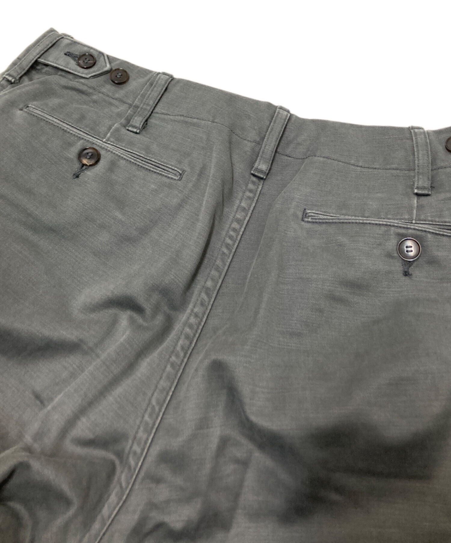 中古・古着通販】AURALEE (オーラリー) WASHED FINX BUGGY SATIN WIDE