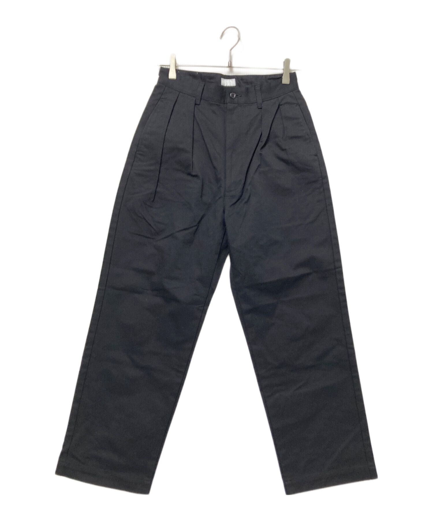 中古・古着通販】CIOTA (シオタ) 2タックチノパンツ ブラック サイズ:2