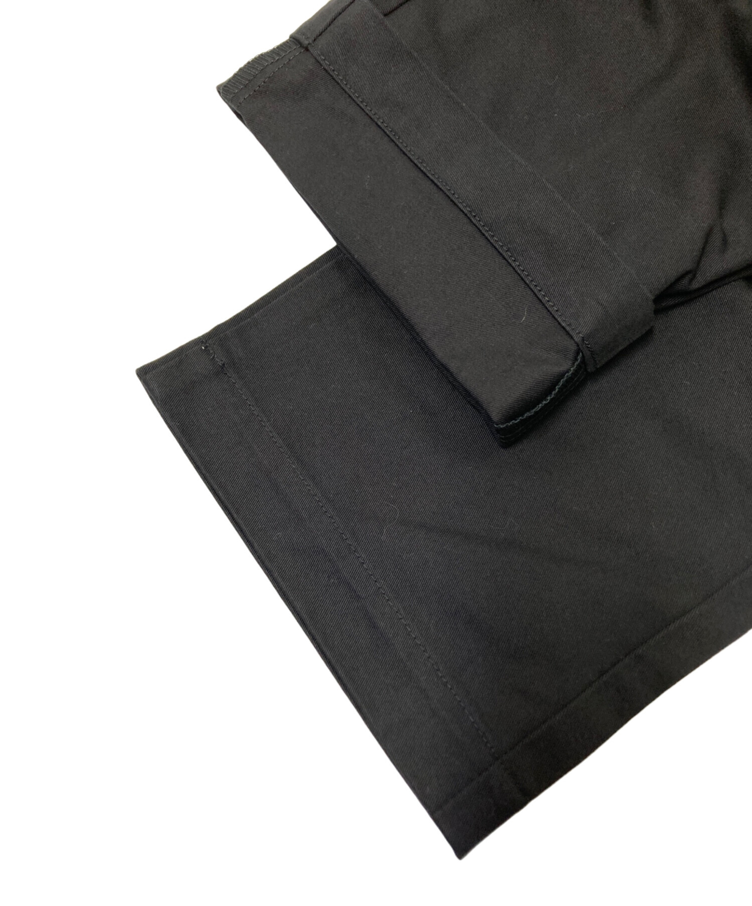 中古・古着通販】CIOTA (シオタ) 2タックチノパンツ ブラック サイズ:2