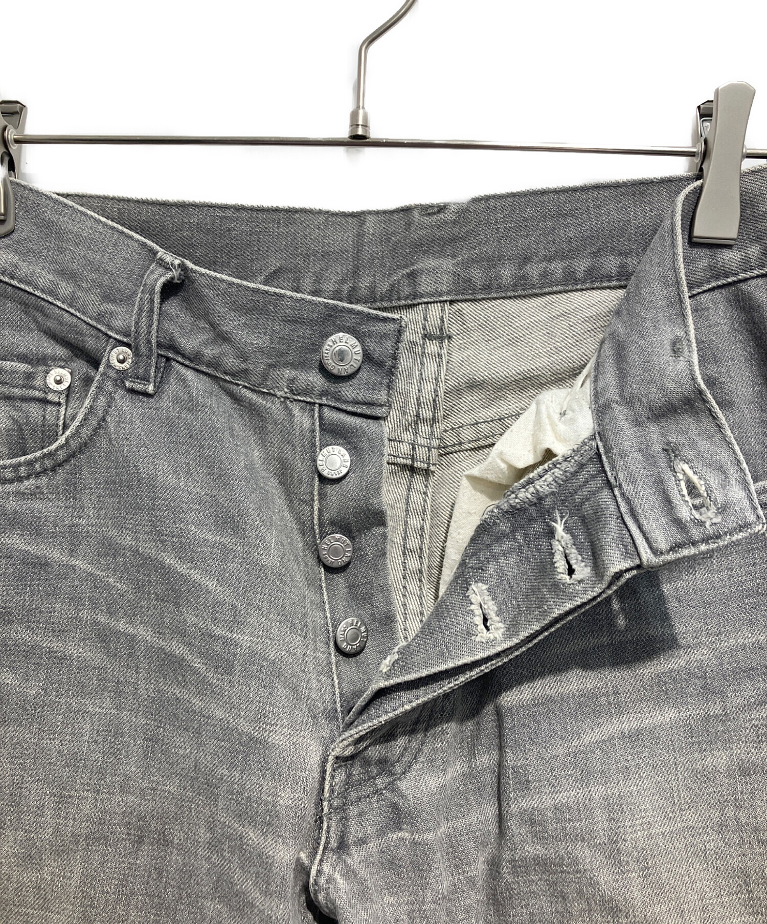 中古・古着通販】HELMUT LANG (ヘルムートラング) デニムパンツ グレー